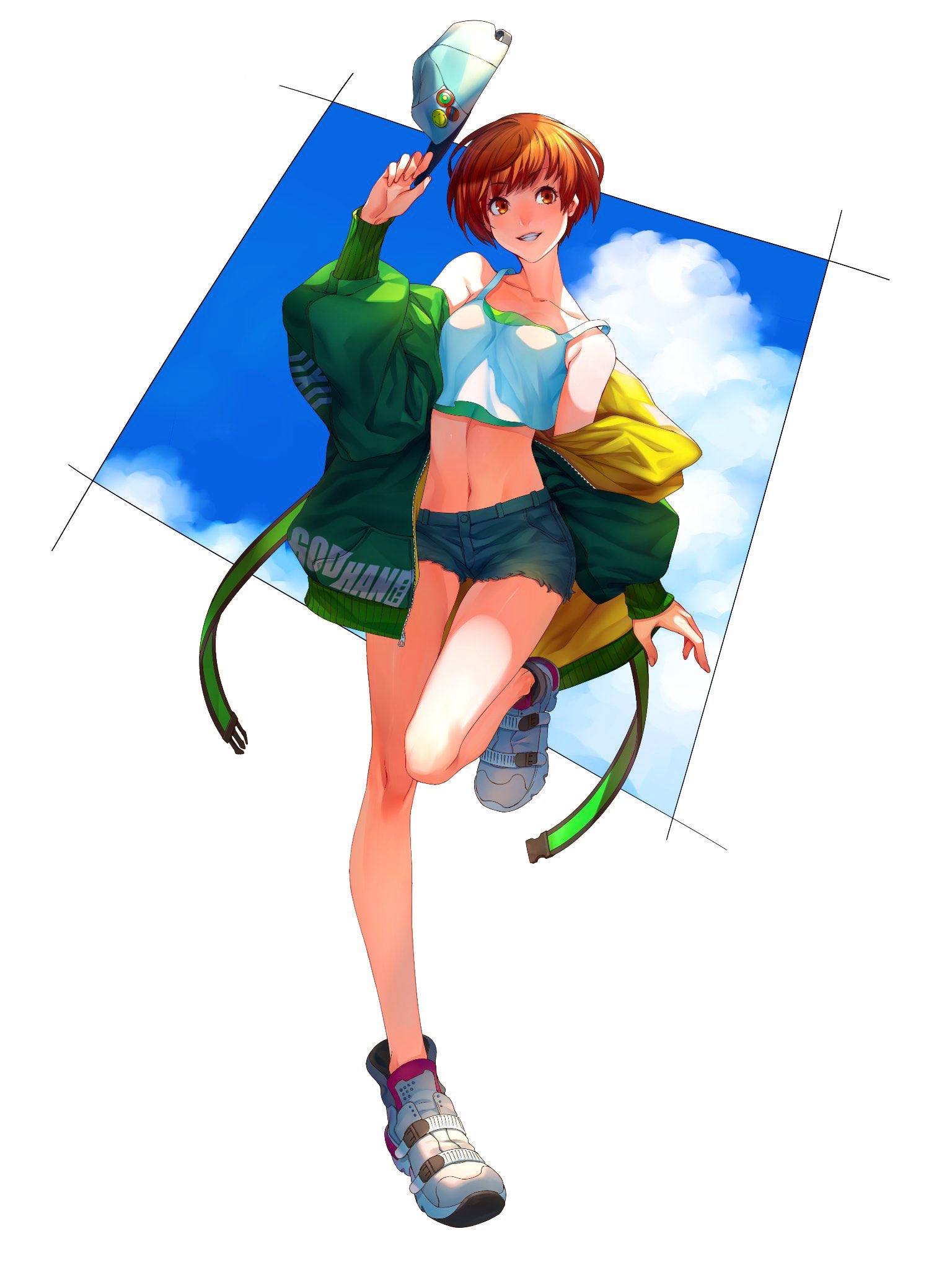 chie-on-a-hot-summer-day-scrolller