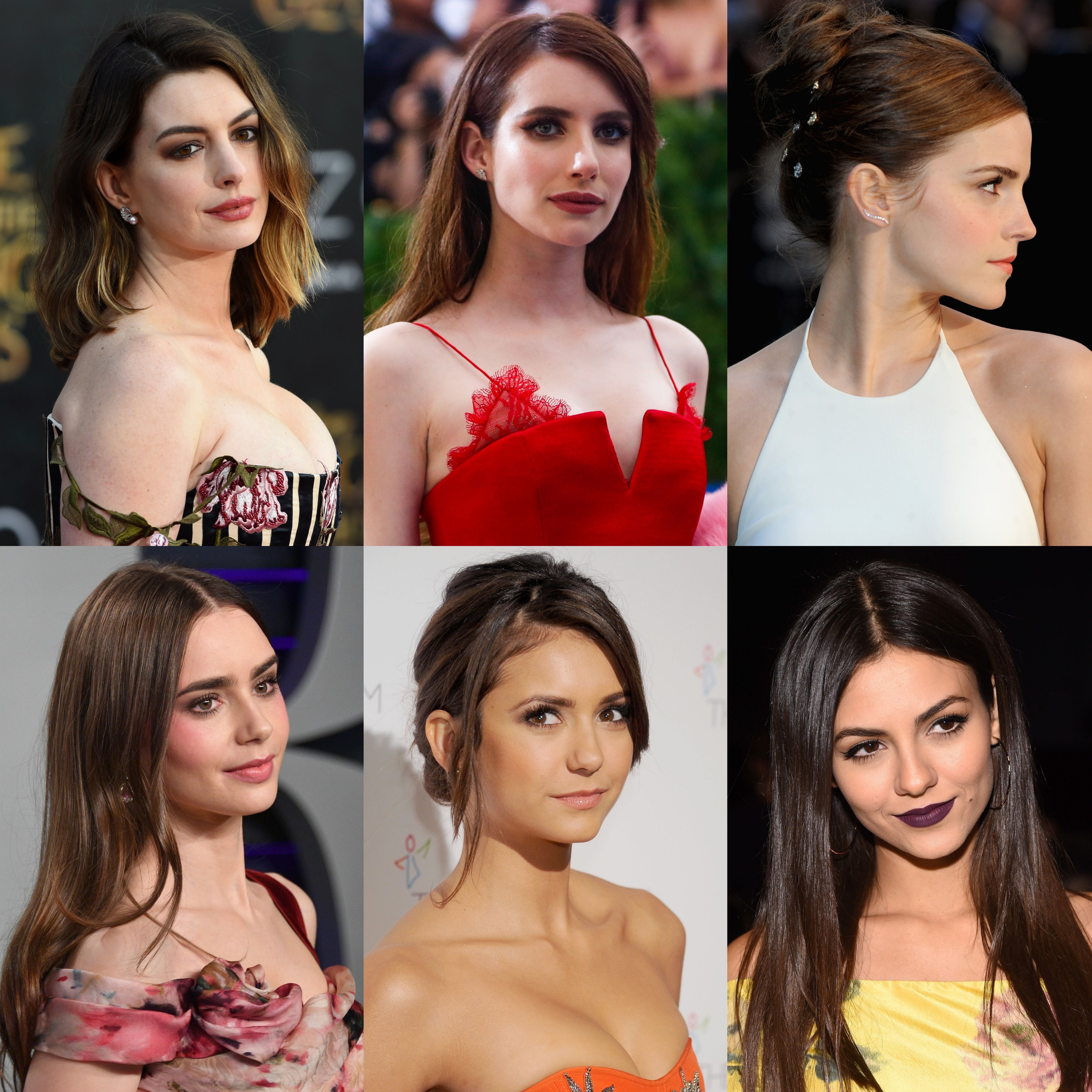 Choose 2 Out Of These 6 Anne Hathaway Emma Roberts Emma Watson Lily