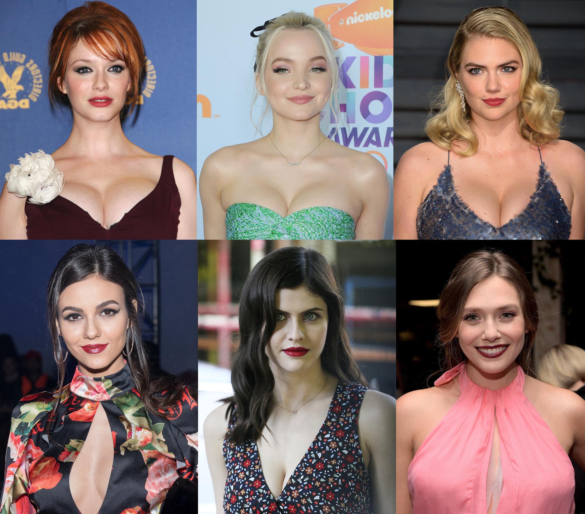 Christina Hendricks, Dove Cameron, Kate Upton, Victoria Justice
