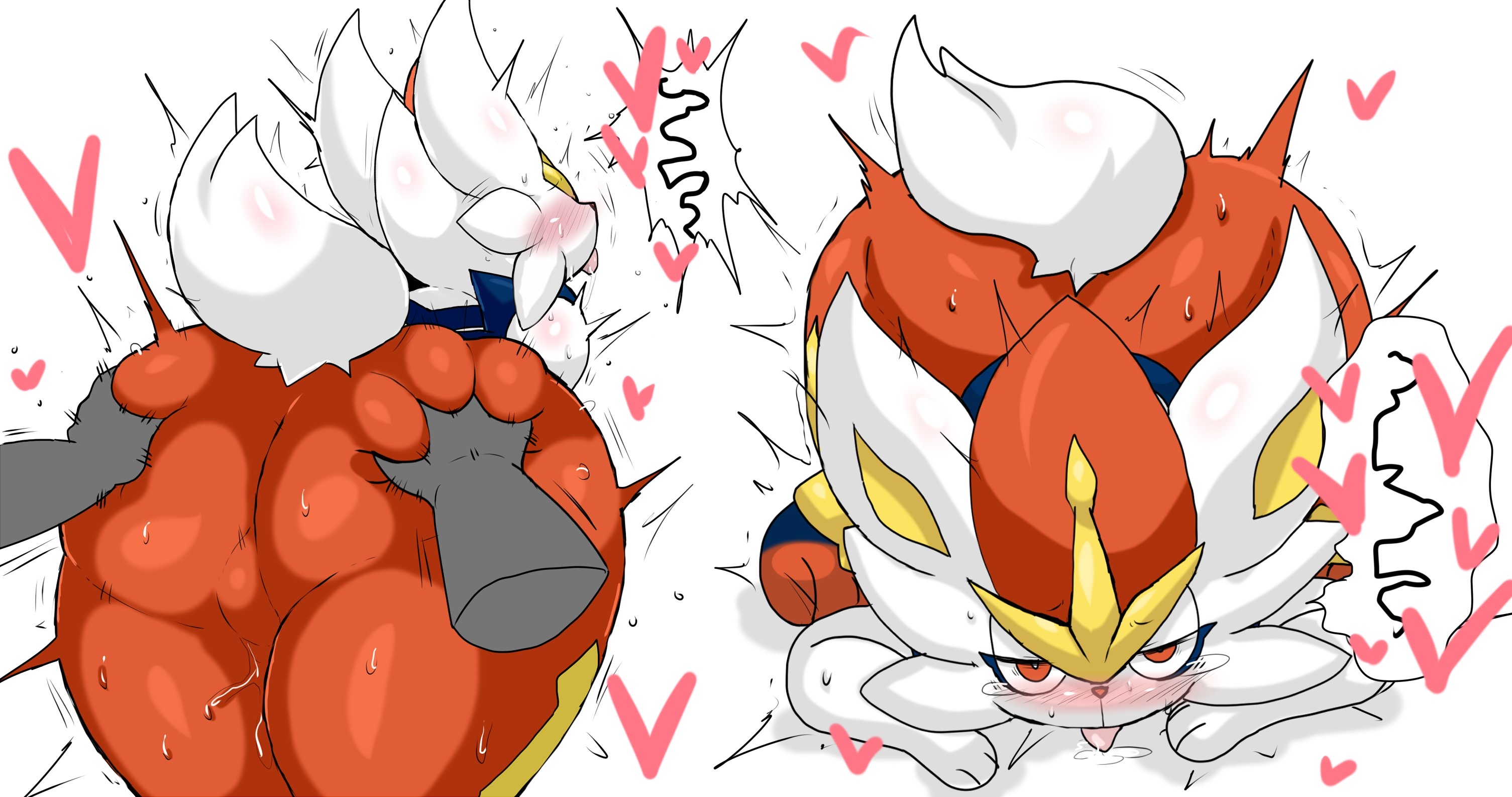 cinderace´s trainer cant keep his hands off cinderace [mf] (enigi09) .