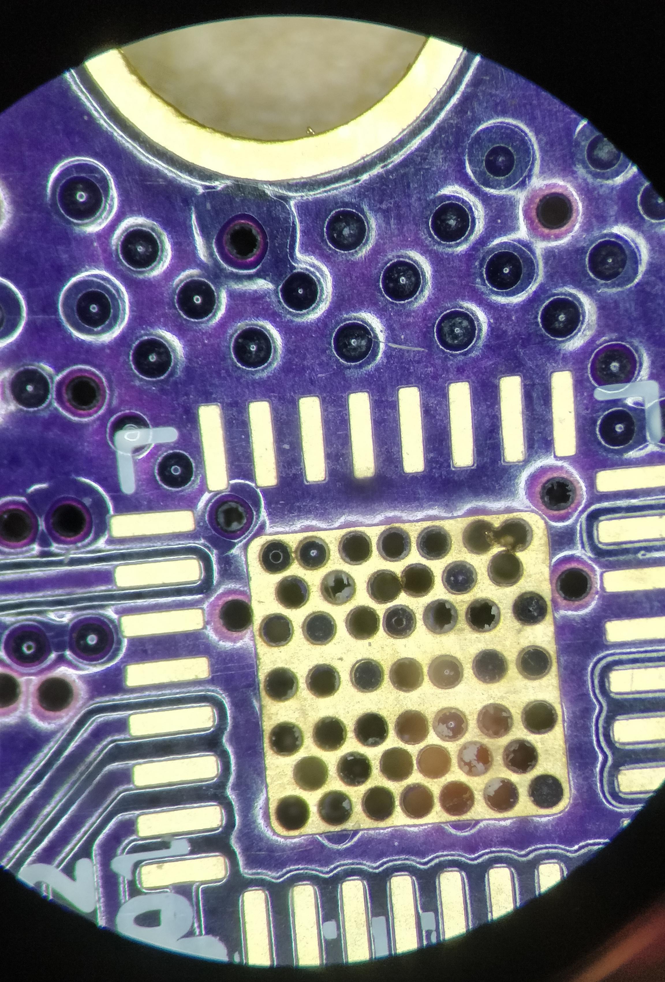 Circuit Board Under Microscope Scrolller