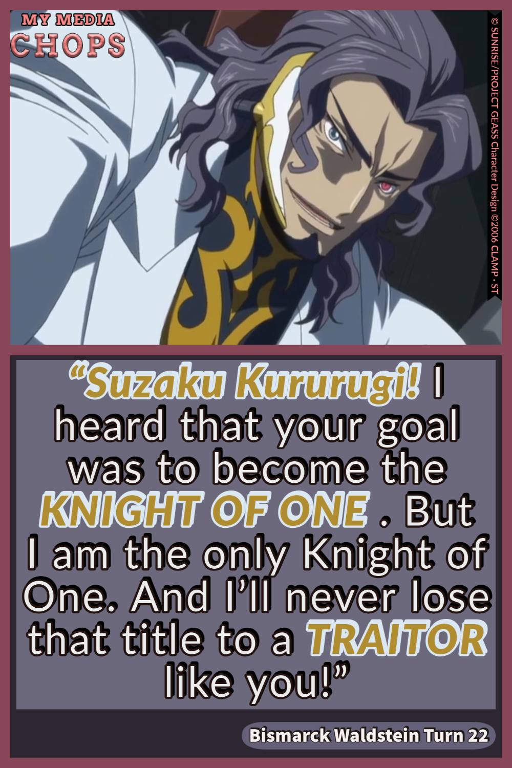 Code Geass Sentences Code Geass Quote of the Day | Scrolller