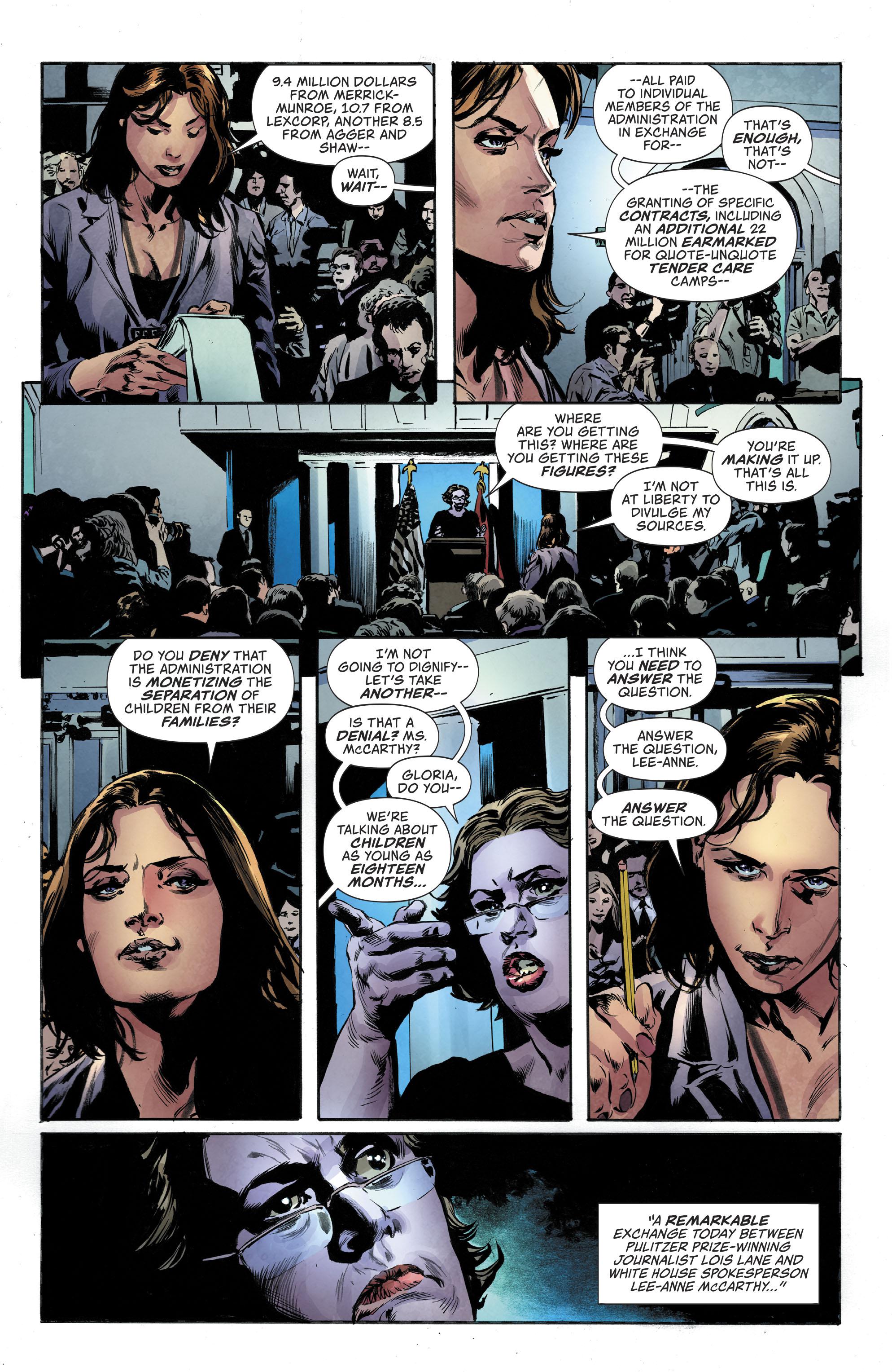 [Comic Excerpt] Happy 83rd to Lois Lane! Here she is being a badass journalist speaking truth to 