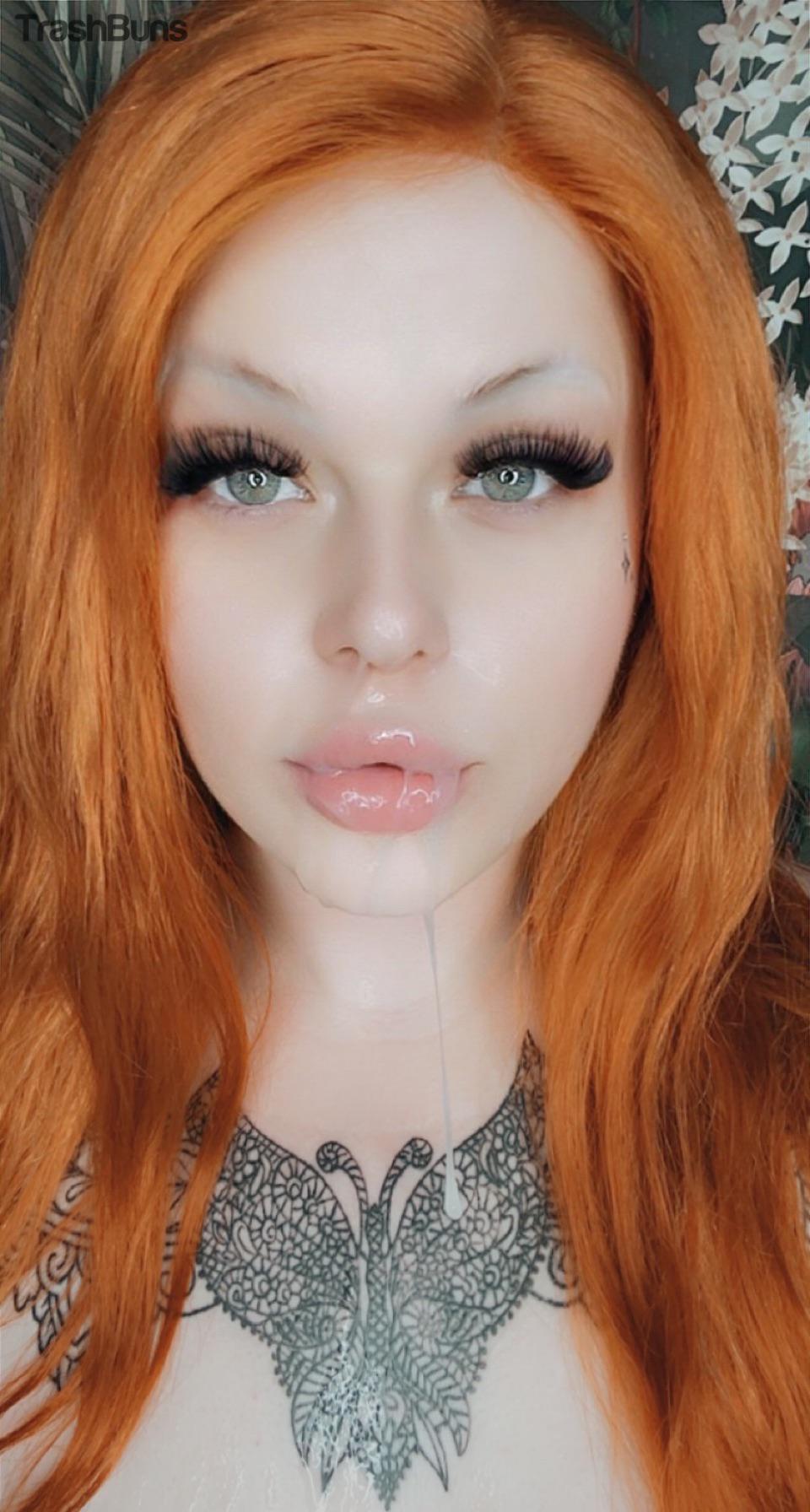 Cum Looks Even More Delicious When Its Dripping Down My Slutty Bimbo Lips Oc Scrolller 7134