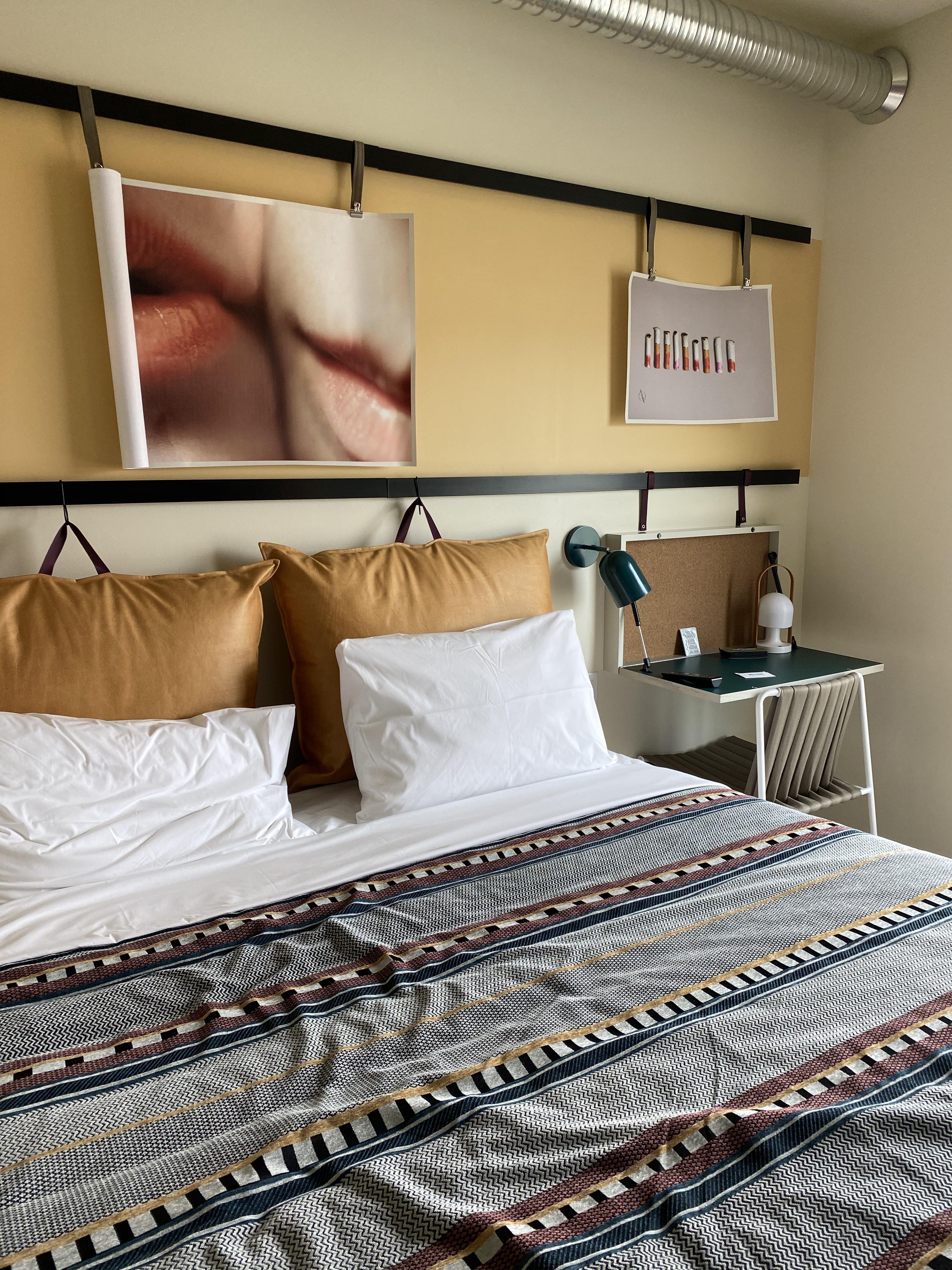 Cute little hotel room I stayed in last night ️☺️ Scrolller