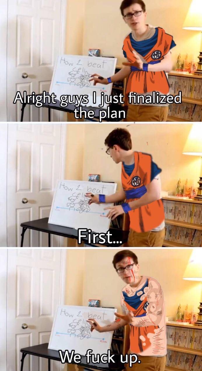 Dbz in a nutshell. | Scrolller