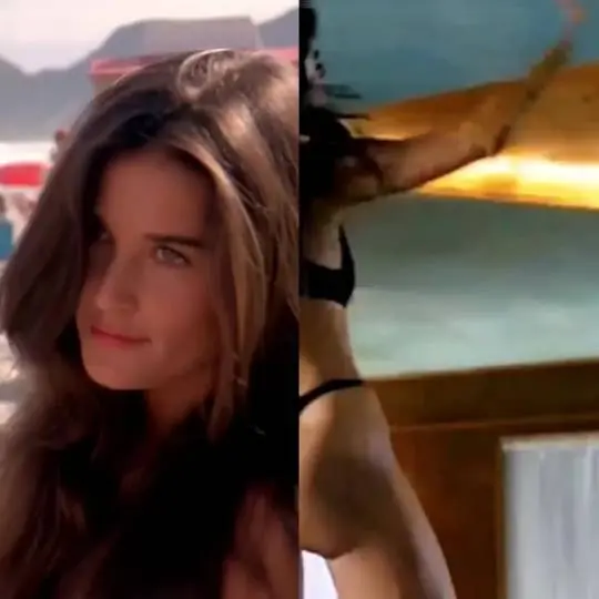 Demi Moore before &amp; after boob job