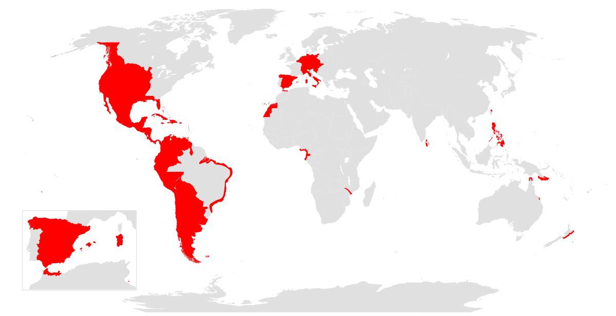 Diachronic Map of the Spanish Empire | Scrolller