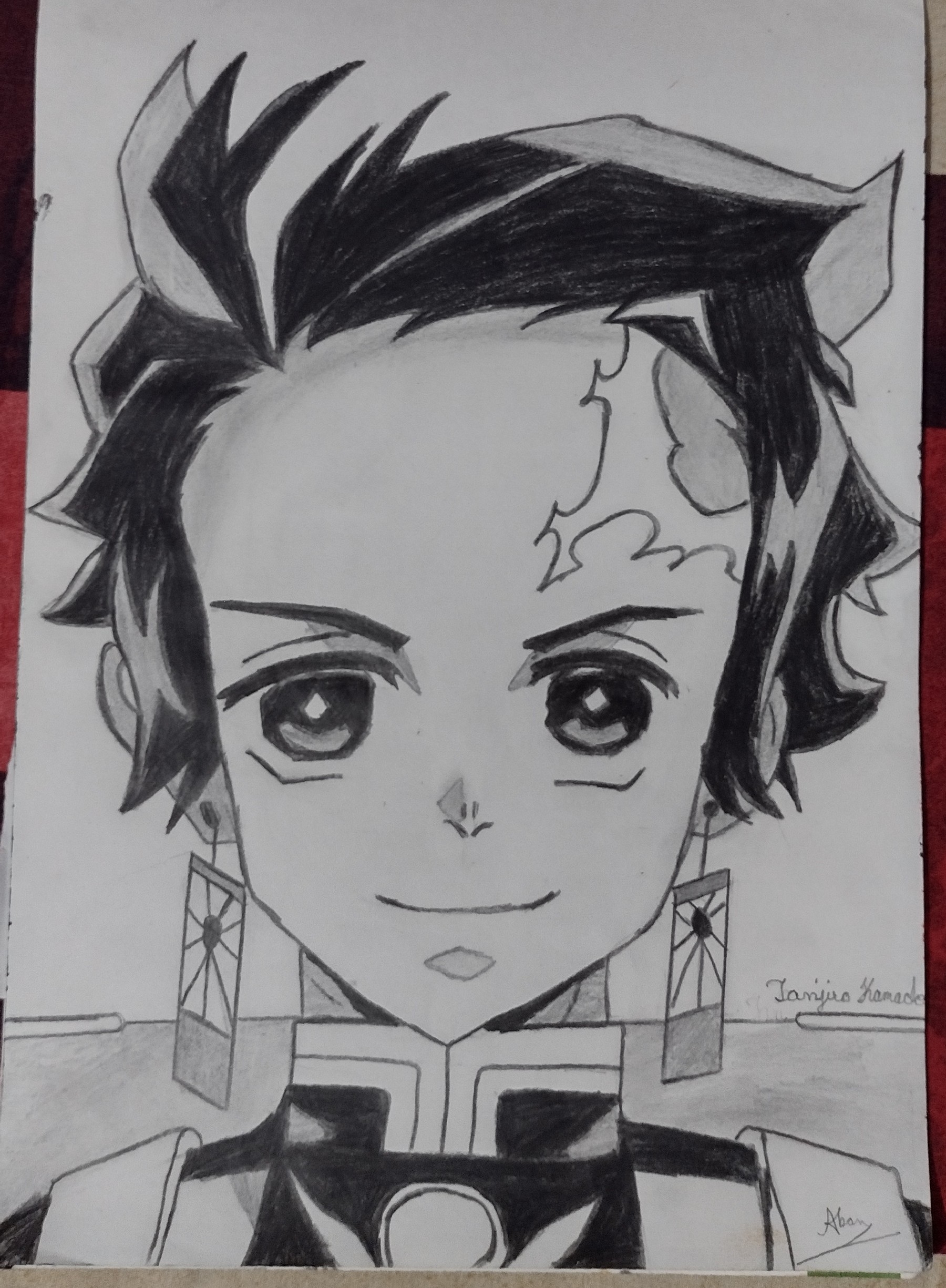 did a little Tanjiro sketch | Scrolller