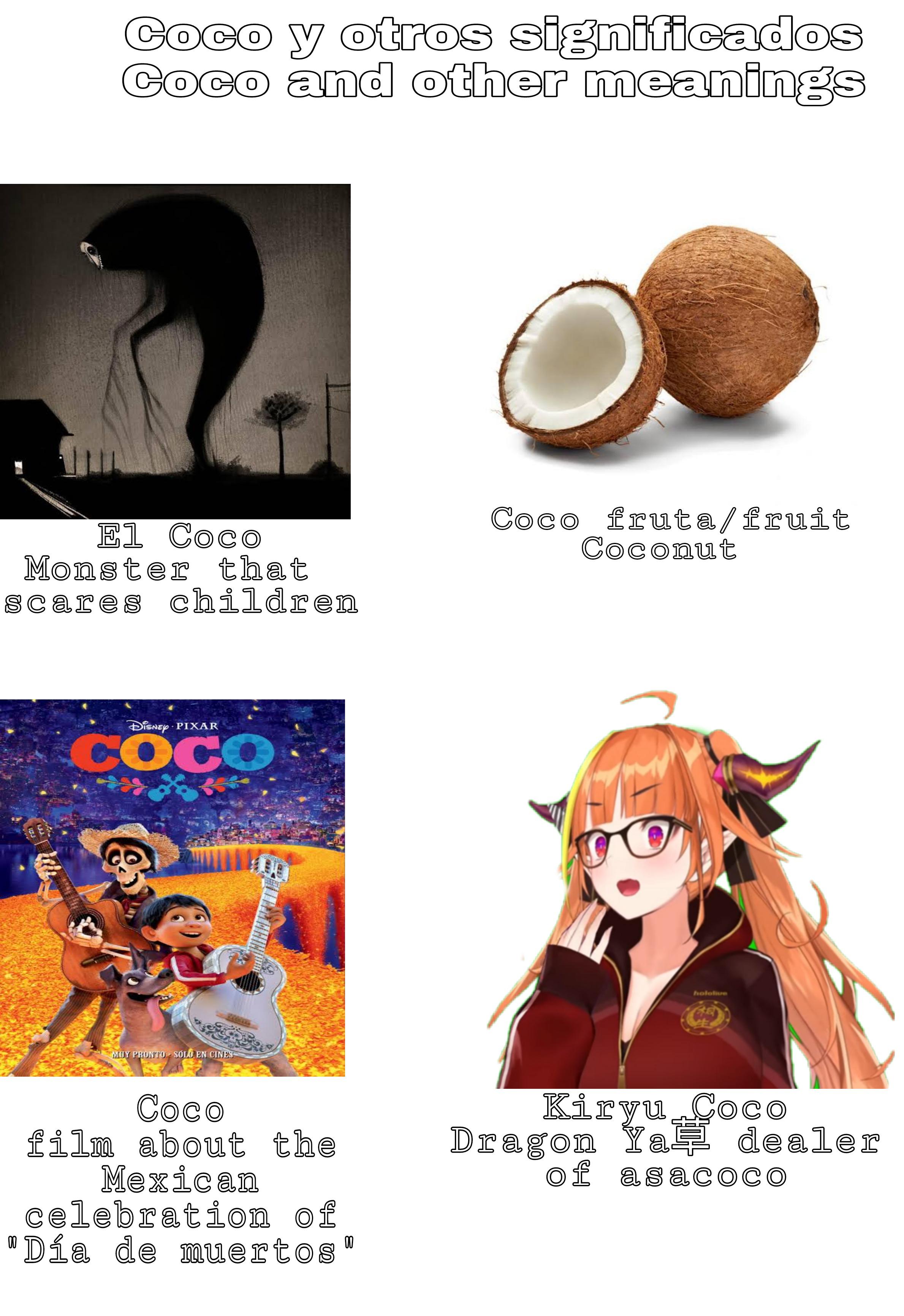 Diferent types of Coco | Scrolller