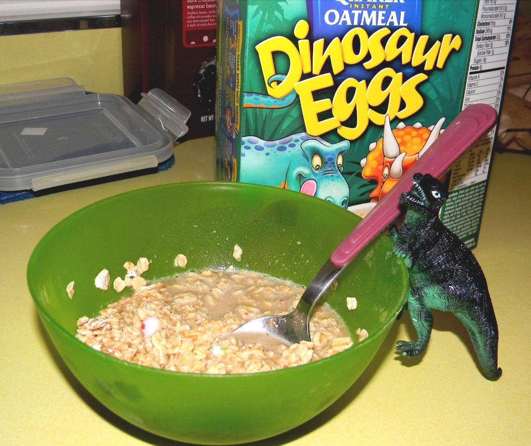Dinosaur Oatmeal | Scrolller
