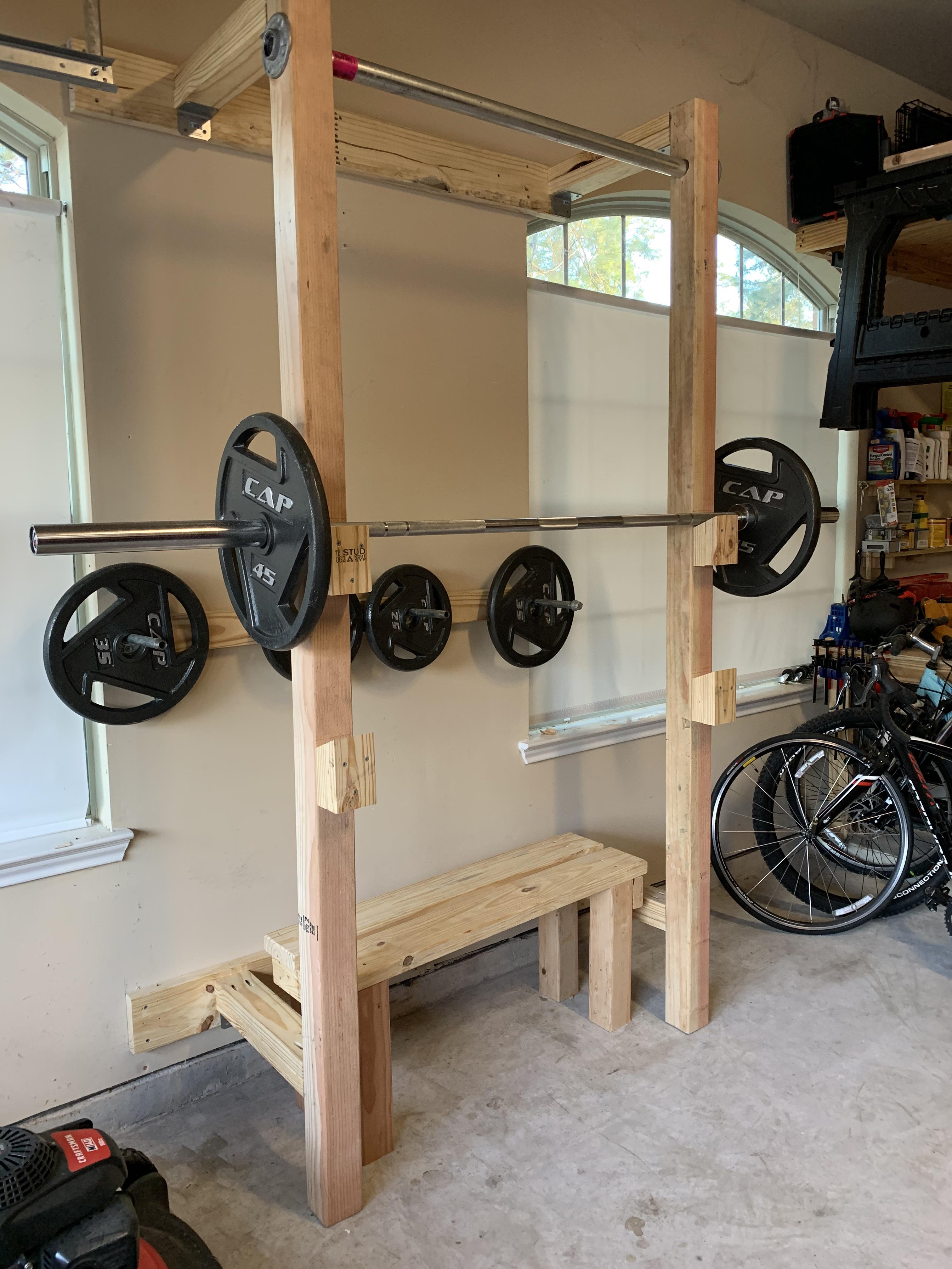 DIY wall rack and bench | Scrolller