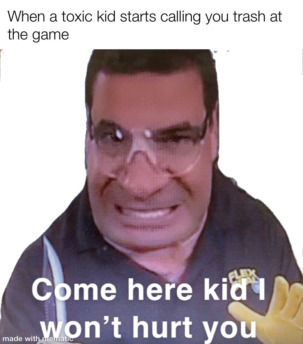 Drop kick the child Scrolller