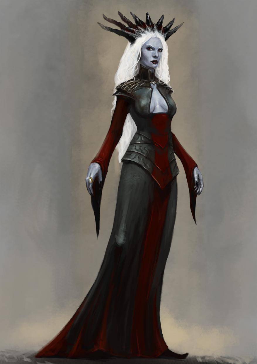 'Drow Matriarch' by Steve Bellshaw, aka Seraph777 | Scrolller