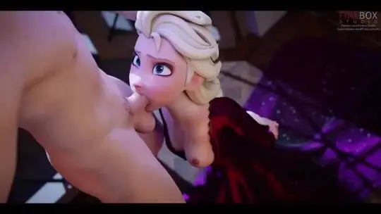 Elsa deepthroat [Frozen] (fireboxstudio)