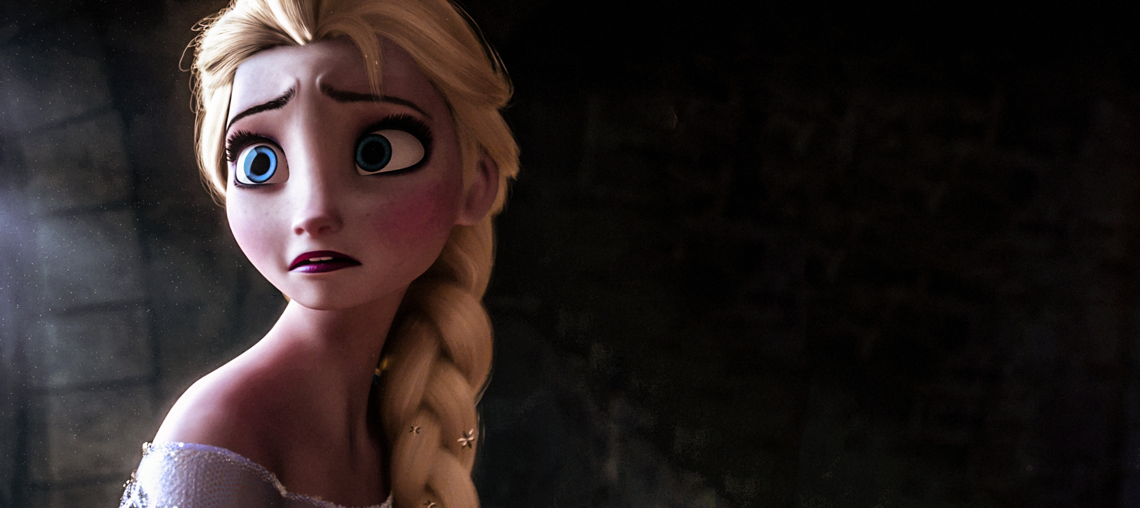 Scared Elsa Scrolller