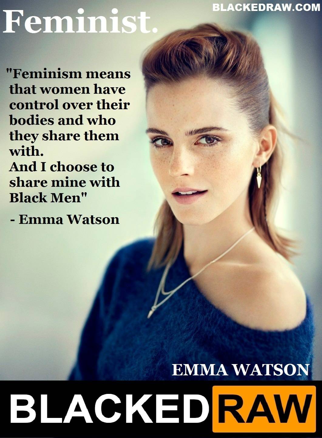 Emma Watson For BLACKED RAW Scrolller