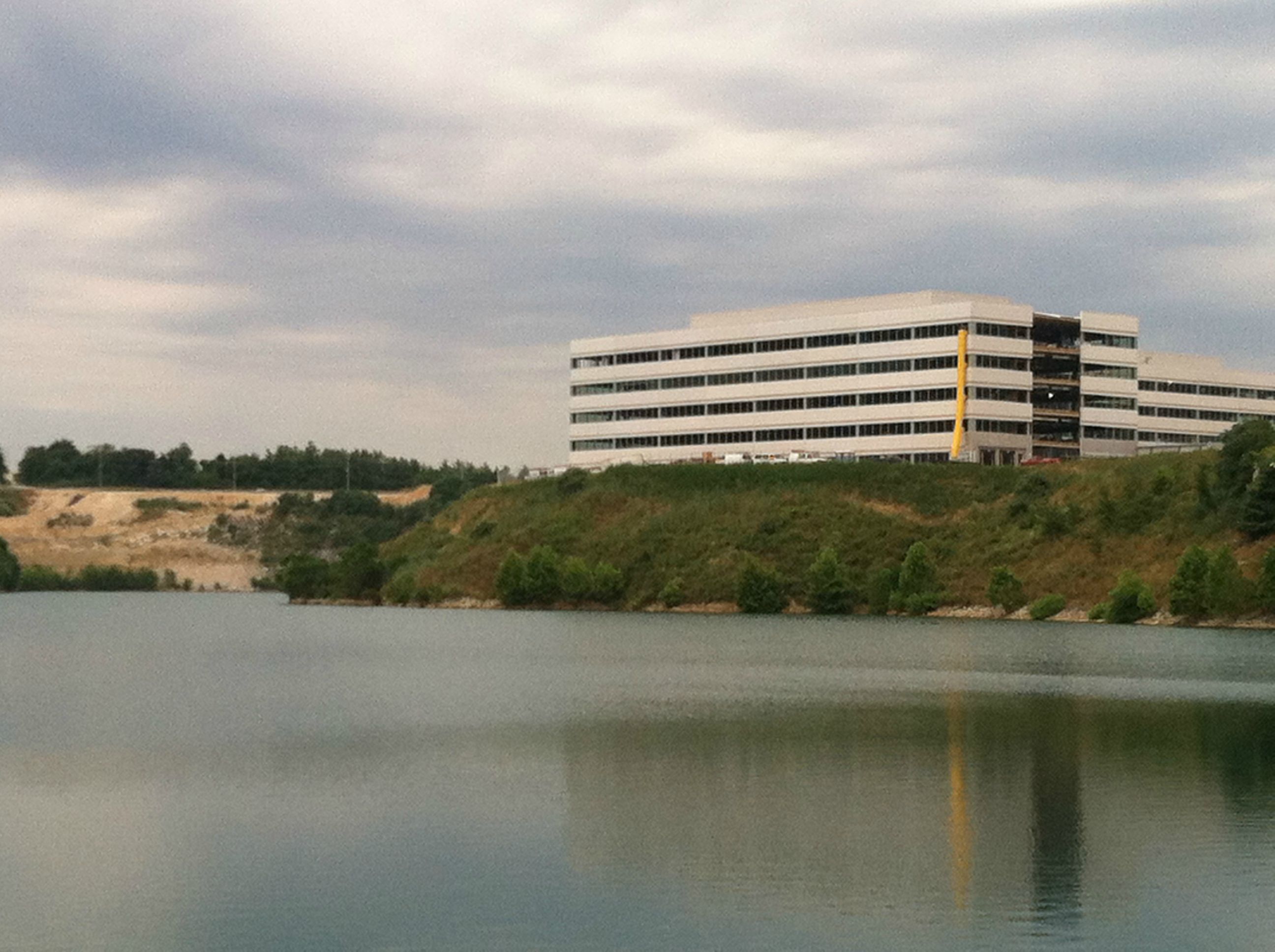 Endo Pharmaceuticals' new 300,000 sq.ft. office building... view from