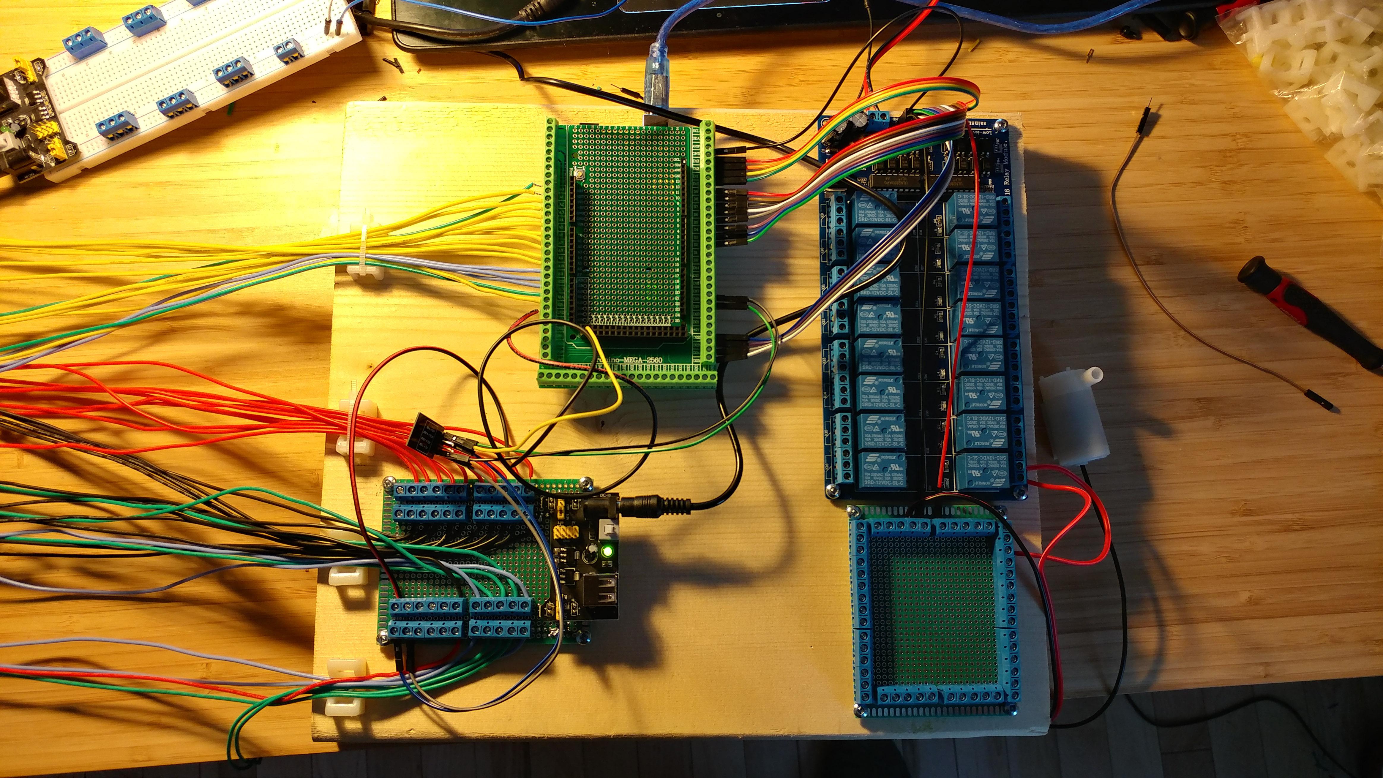 ESP8266 + Blynk + Relay : All the system(without pump connected) works ...