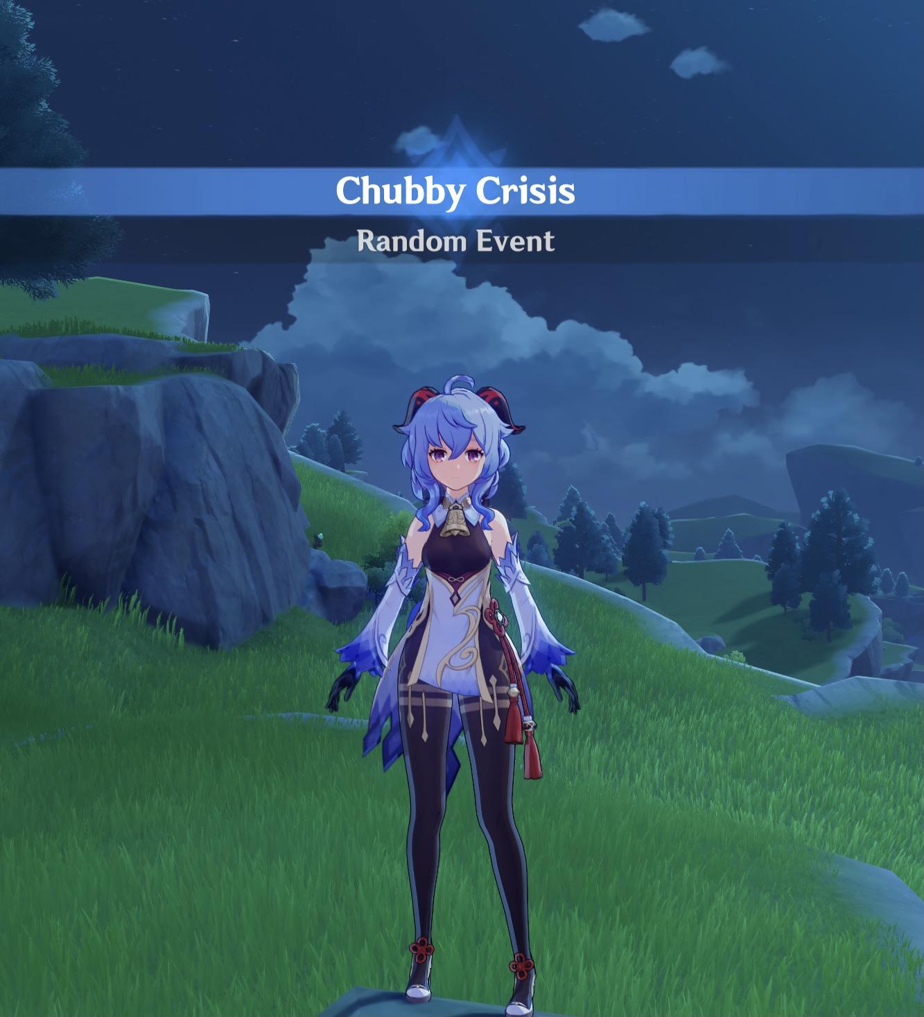 Even the game be throwing shade at Ganyu’s weight watching... Scrolller