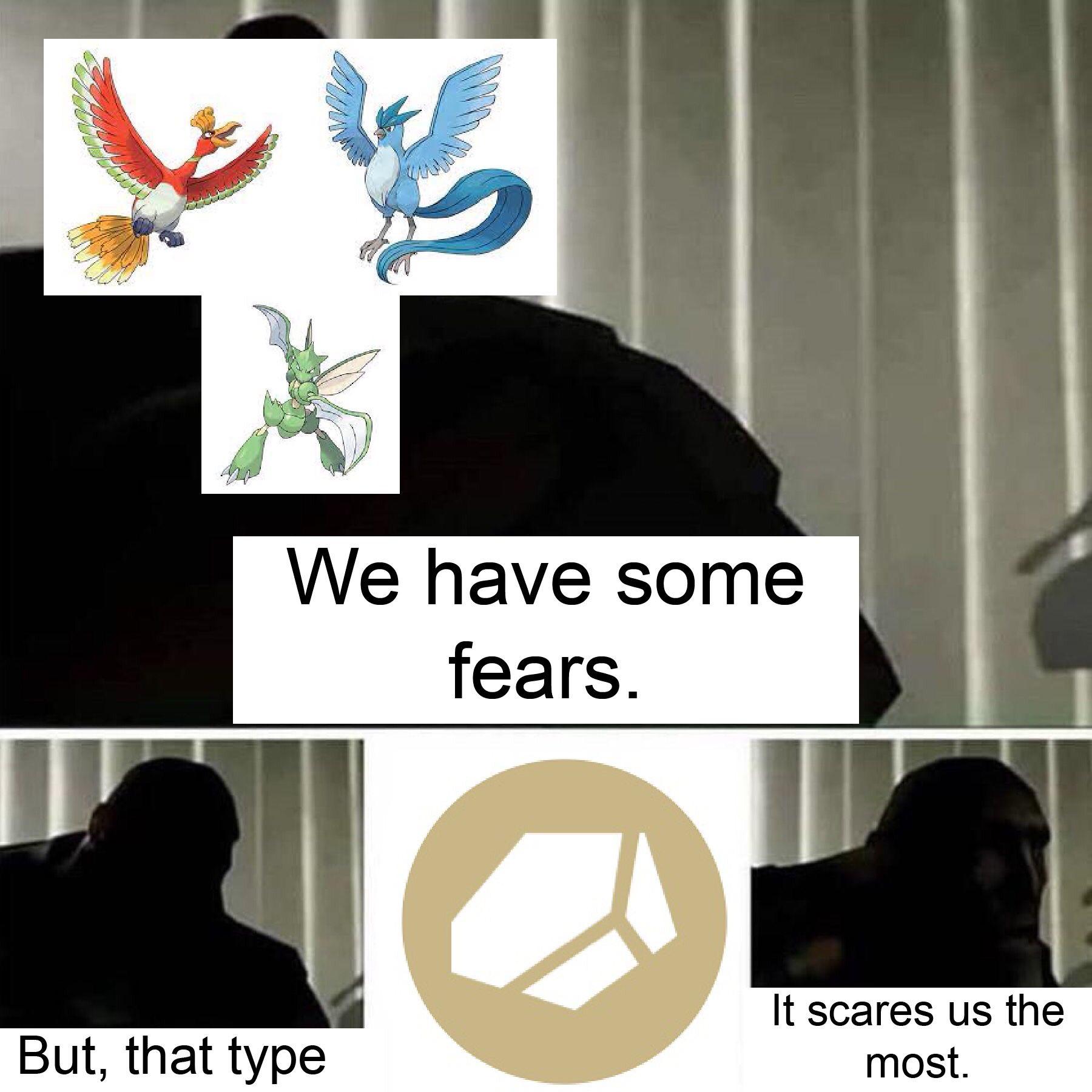 Every Fire/Bug/Ice paired up with Flying type weakness | Scrolller