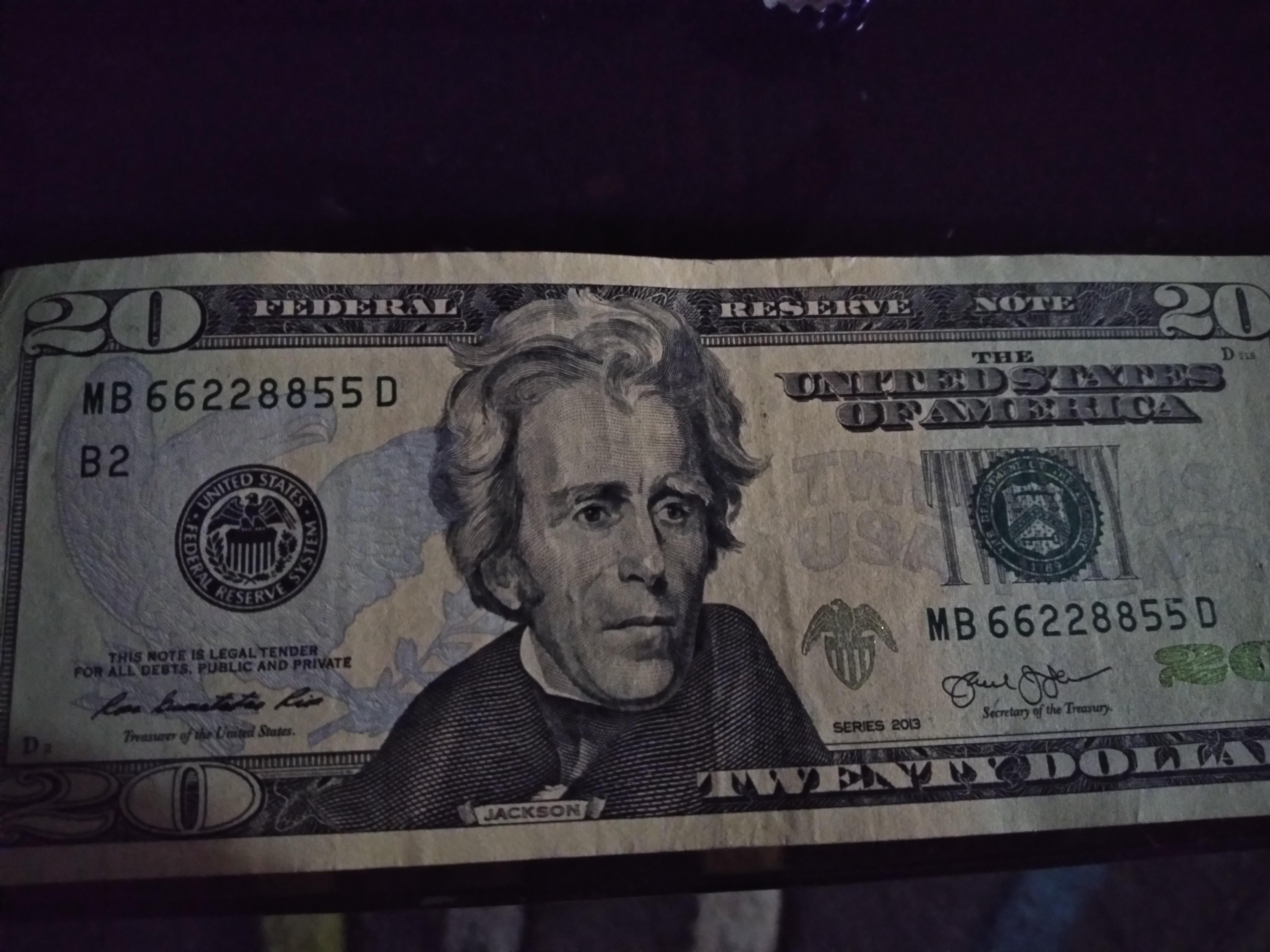 Fancy serial number i pulled from an atm yesterday the note is