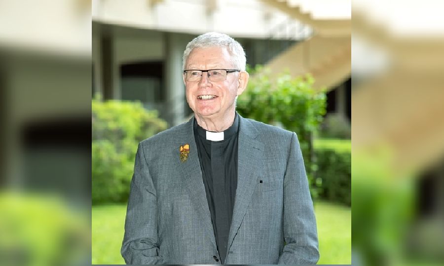 Father Daniel Brendan O'Keeffe, an Irish missionary priest and a member ...