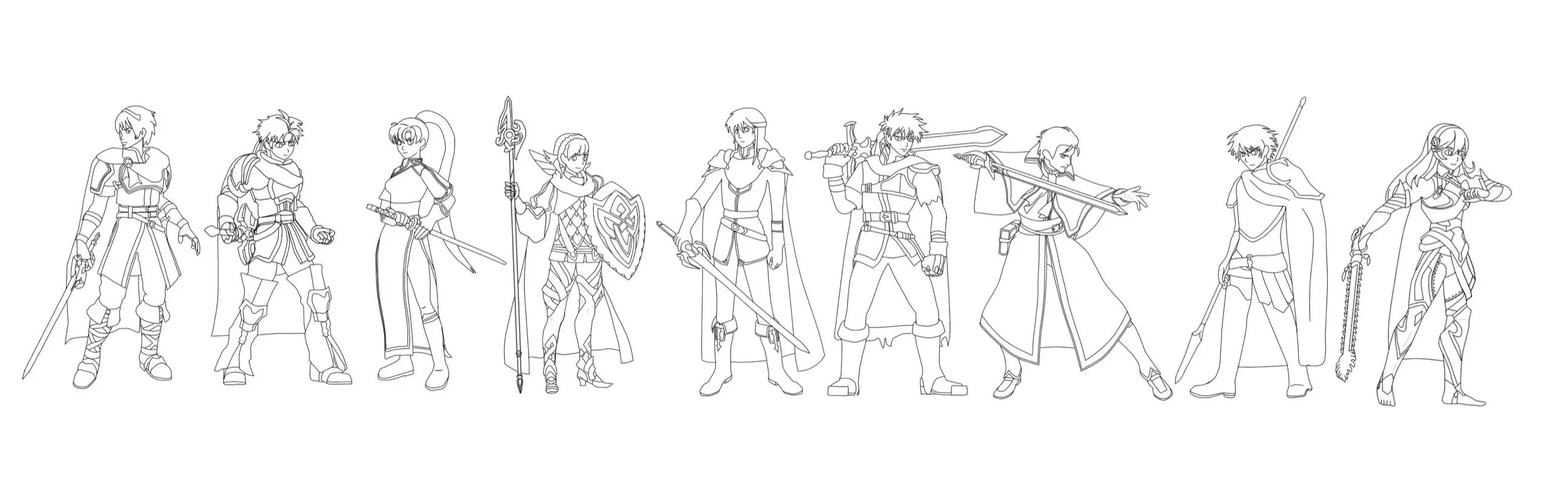 FE Fighting Game Project Sprites. (Only 4 more characters to be ...