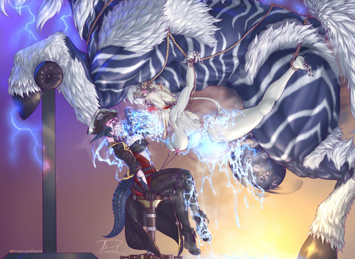 ffxiv Ixion commission- 7/8 by Plasmidhentai Scrolller 