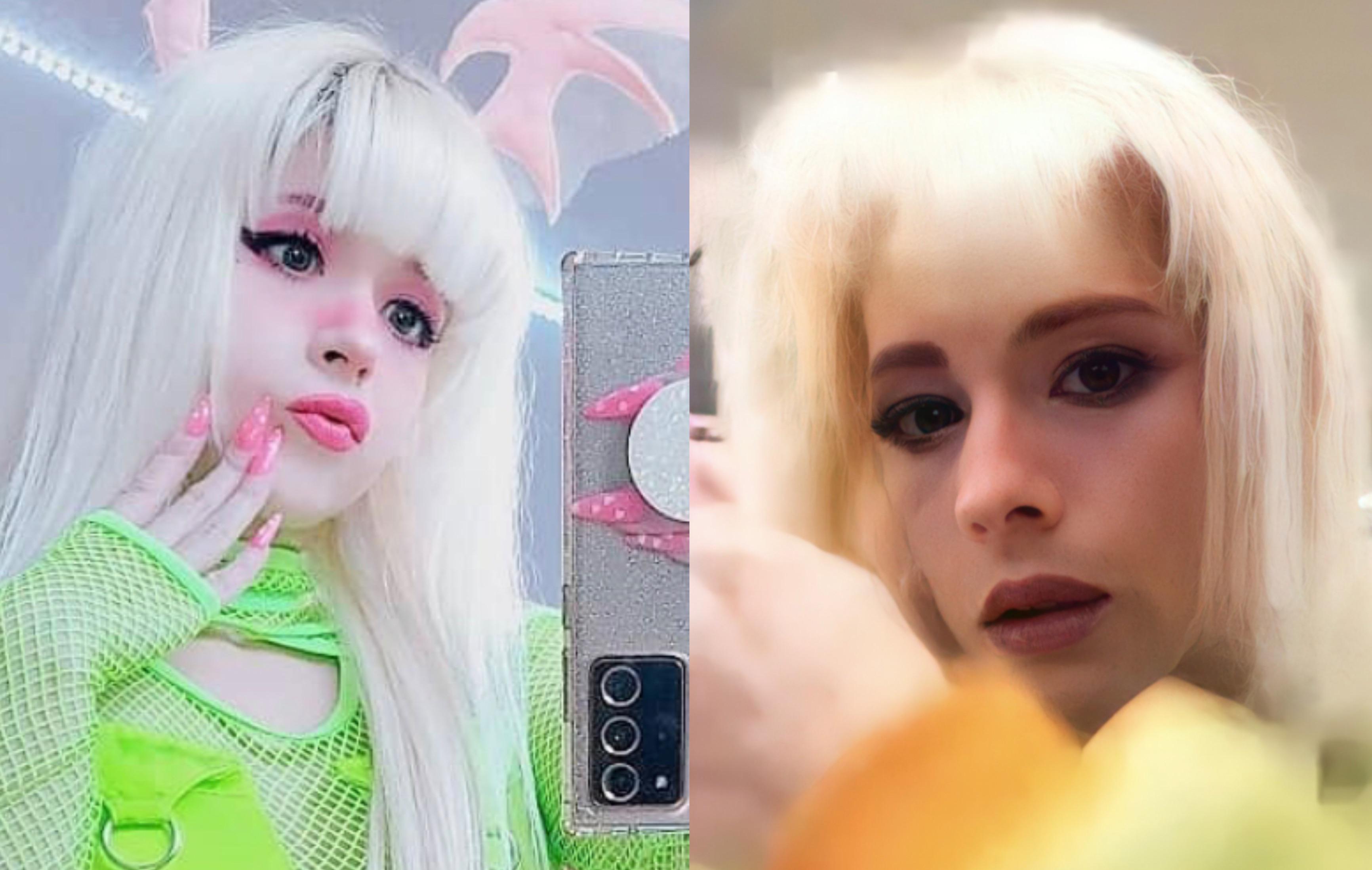 Filter glitch exposes true face 133k on ig Scrolller