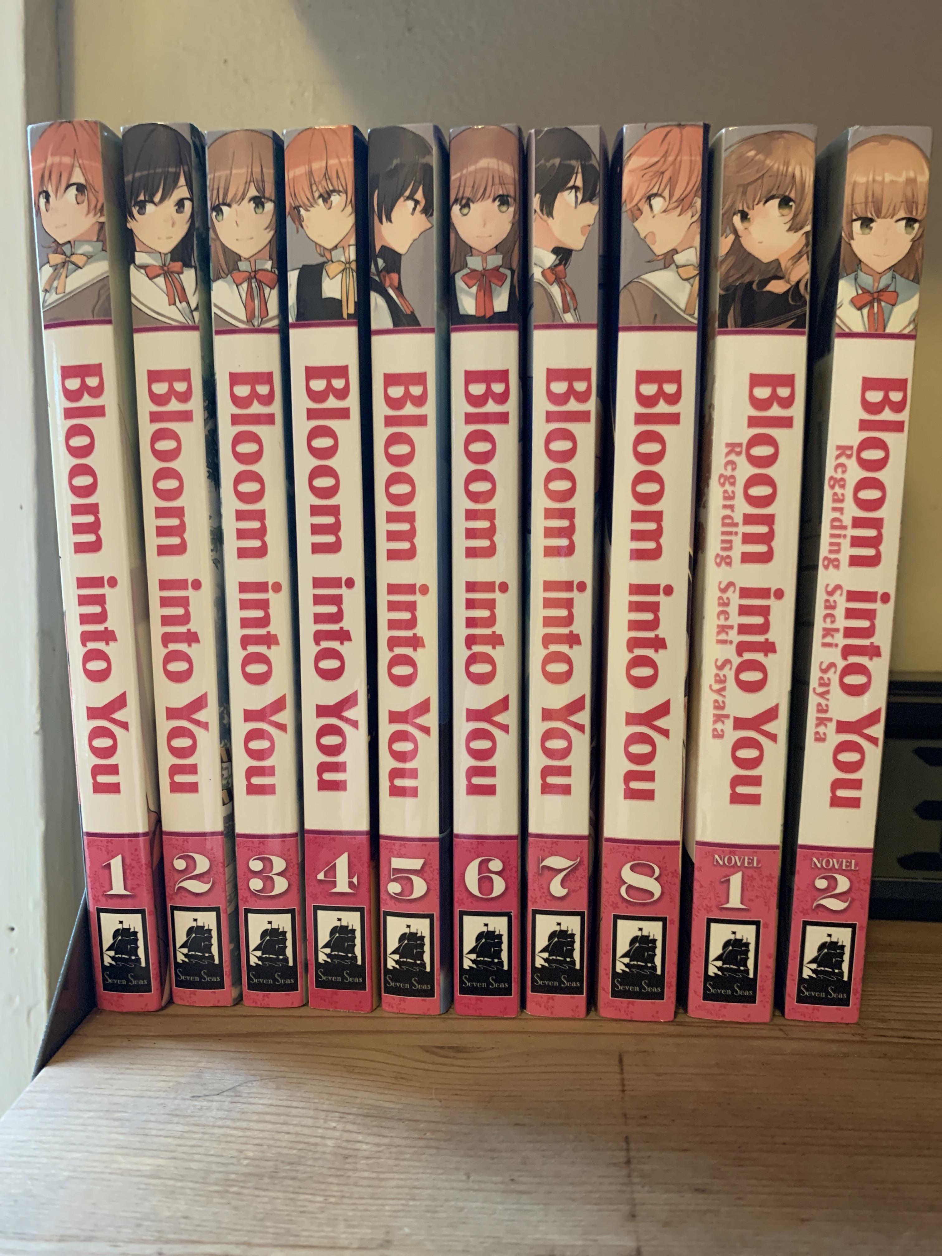 Finally got every Bloom into You Manga and regarding saeki sayaka Light