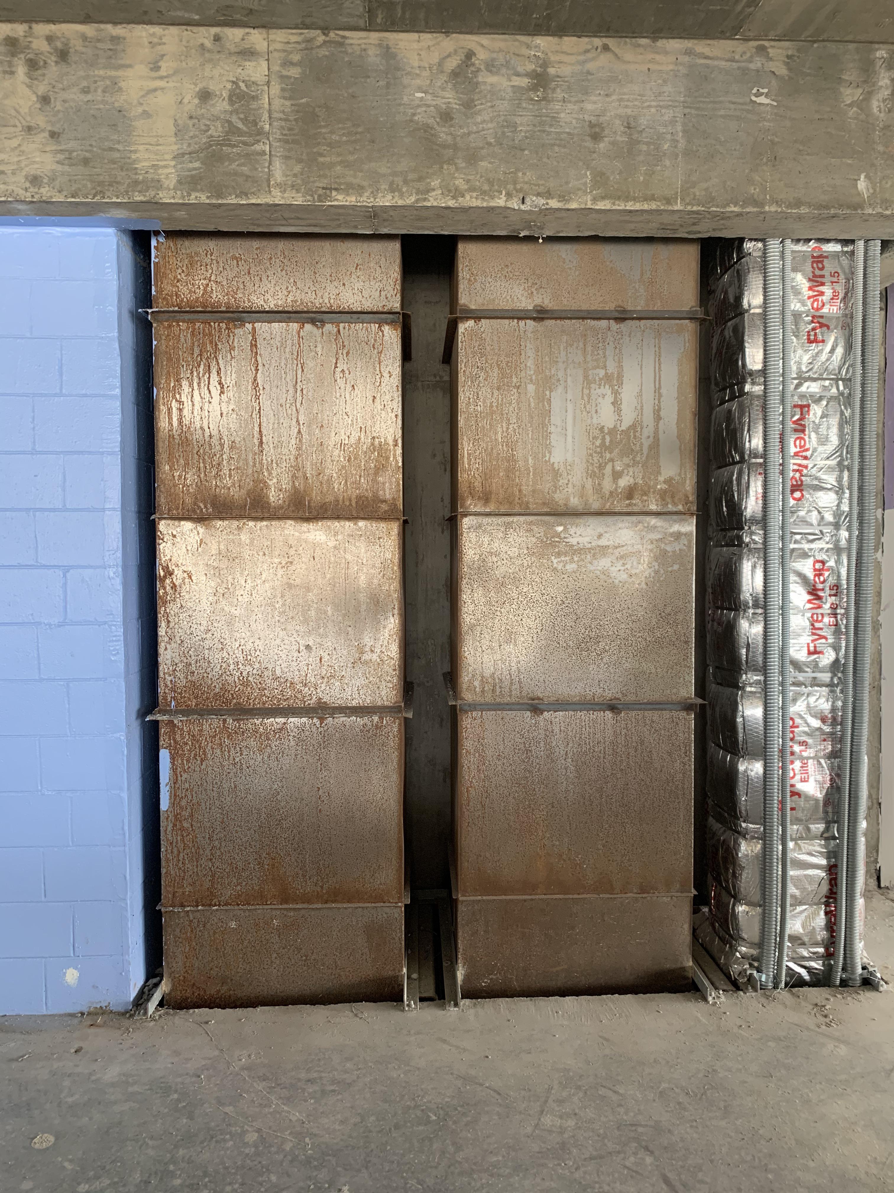 Swaged Wrap Riser Fire Wrap for Kitchen Exhaust risers - Any ideas on ways to fire-safe ...