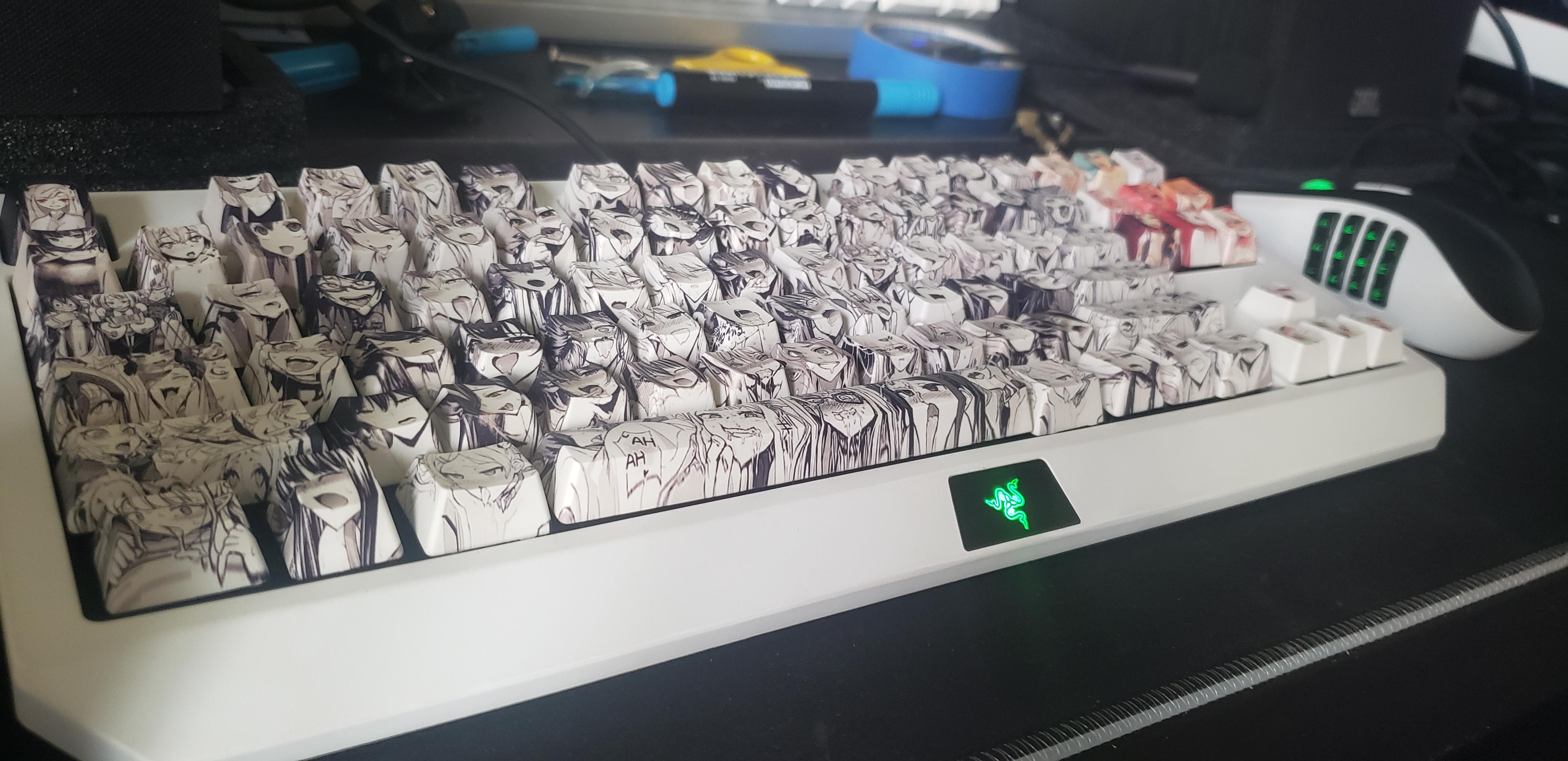 First custom keyboard, desoldered, lubed, foamed and hotswap aluminum