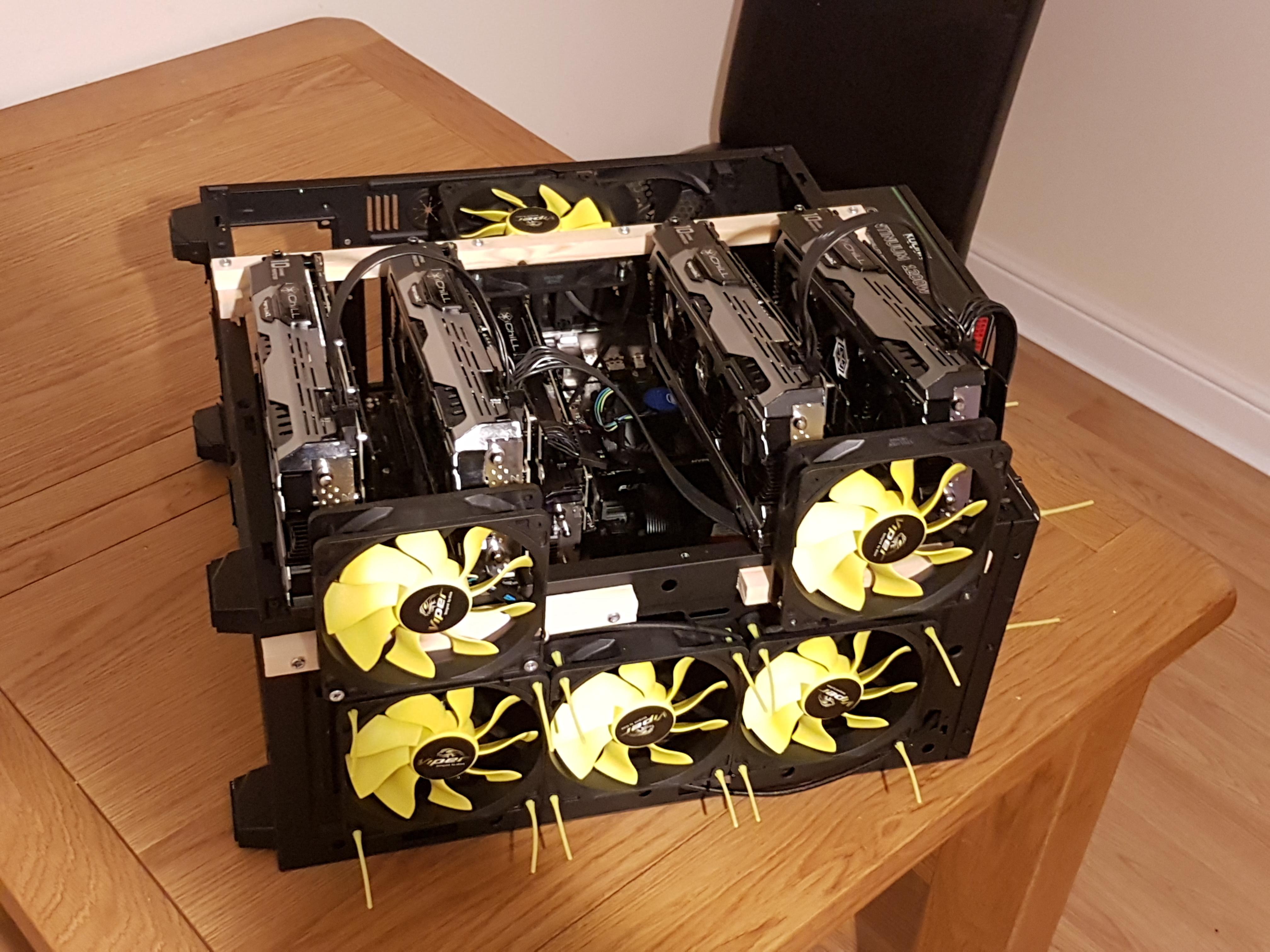 Nxt Rig Box First Ever rig...built out of old nzxt case. | Scrolller