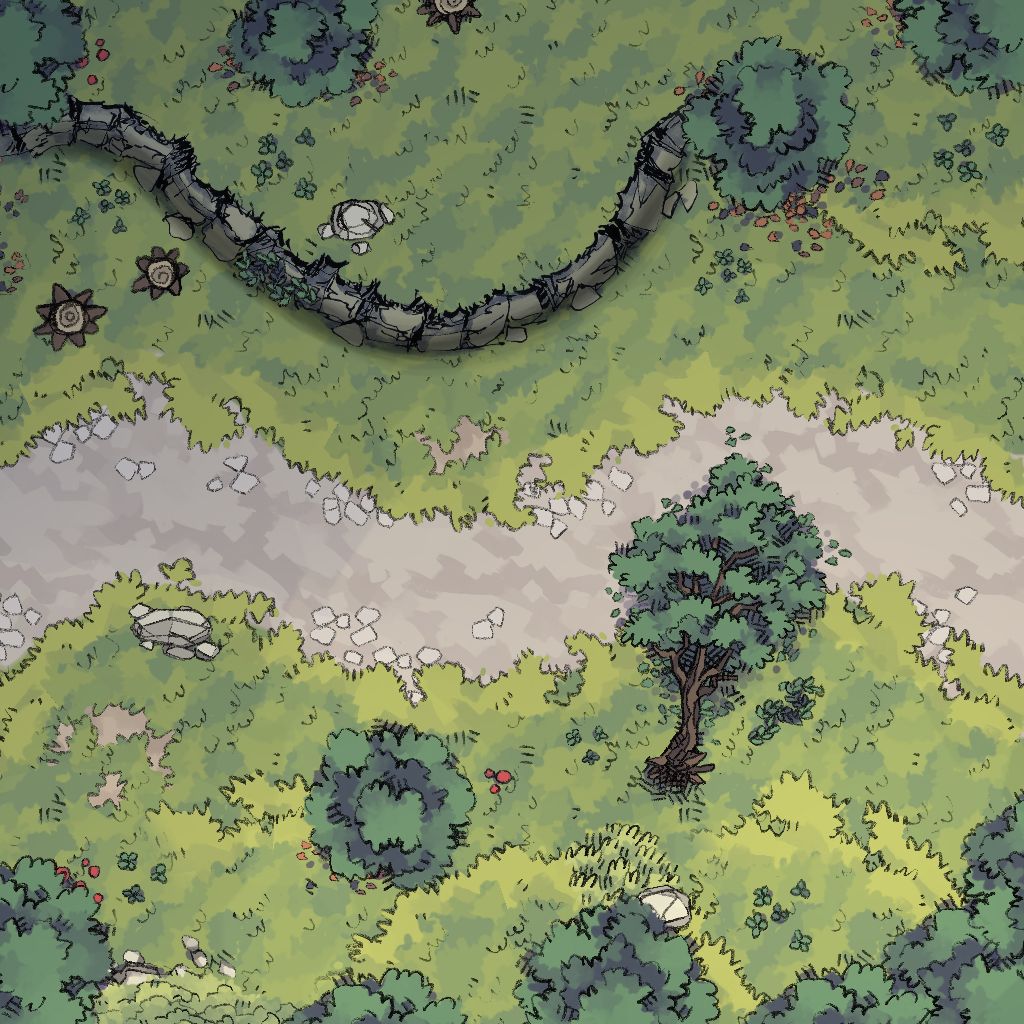 First little random encounter map with Dungeondraft. What an awesome ...