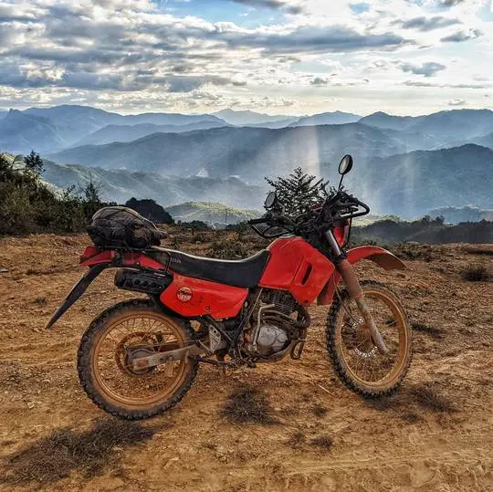 First long ride. Taking my Honda CTX 200 out into the hills of northern ...