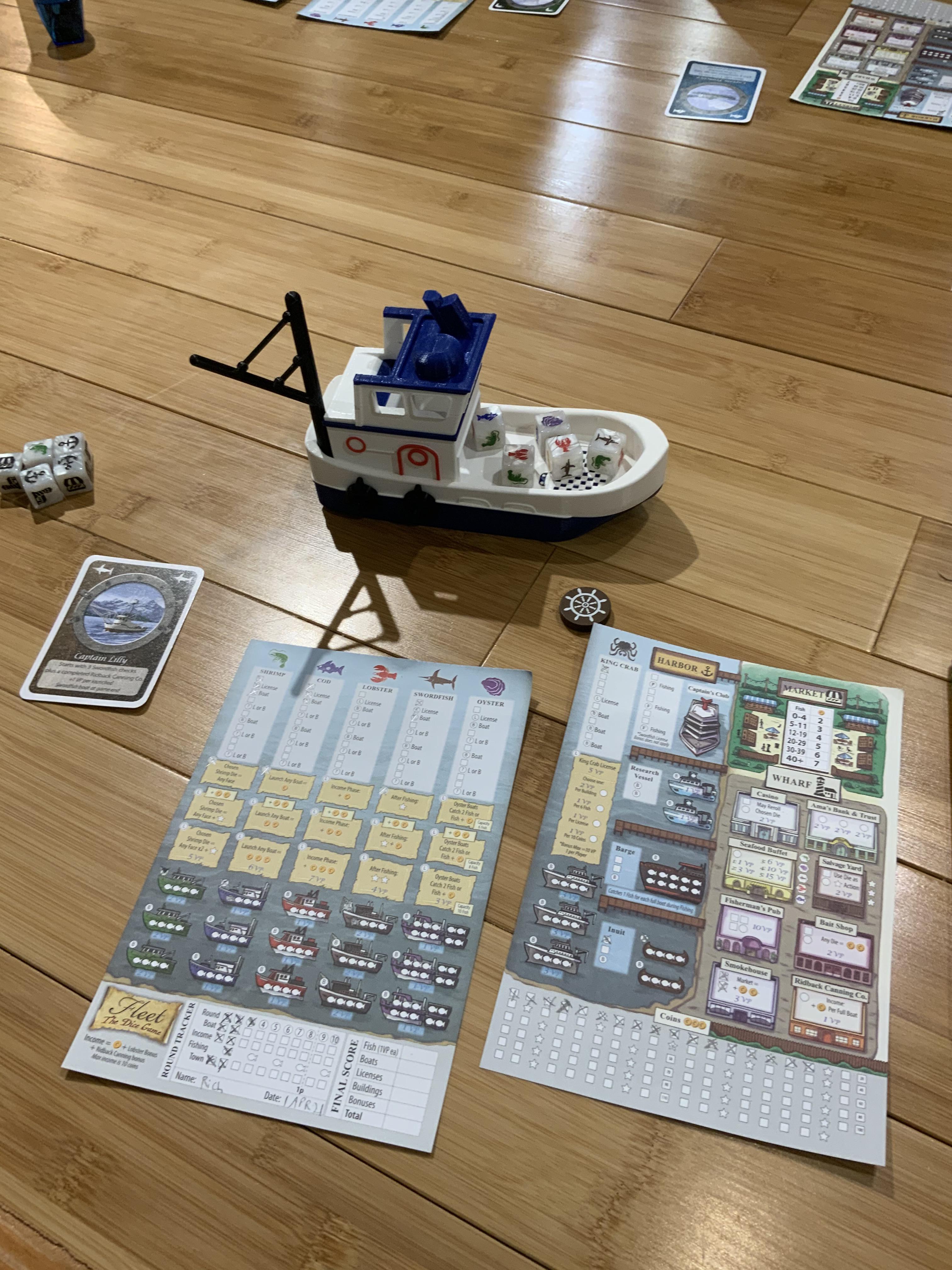 Fleet the Dice Game Scrolller