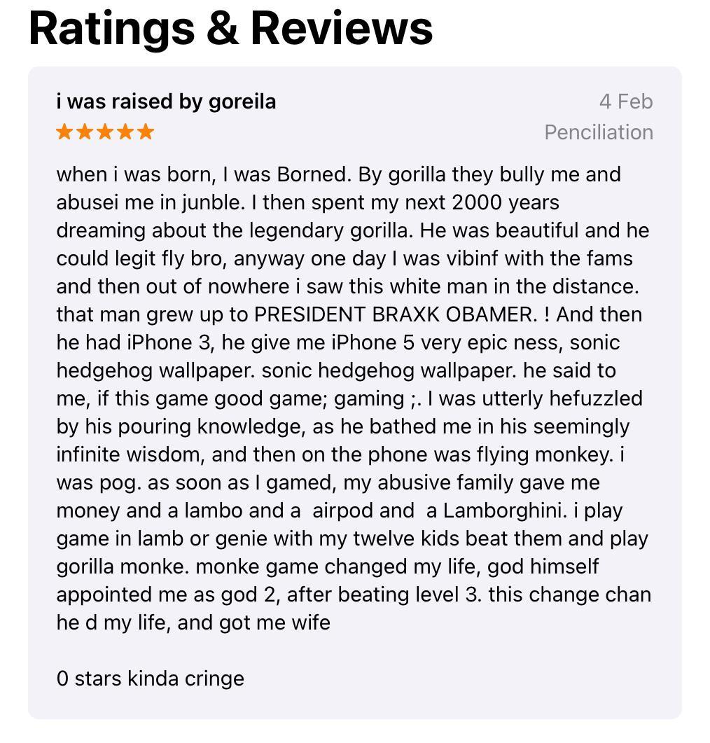 Flying gorilla review Scrolller