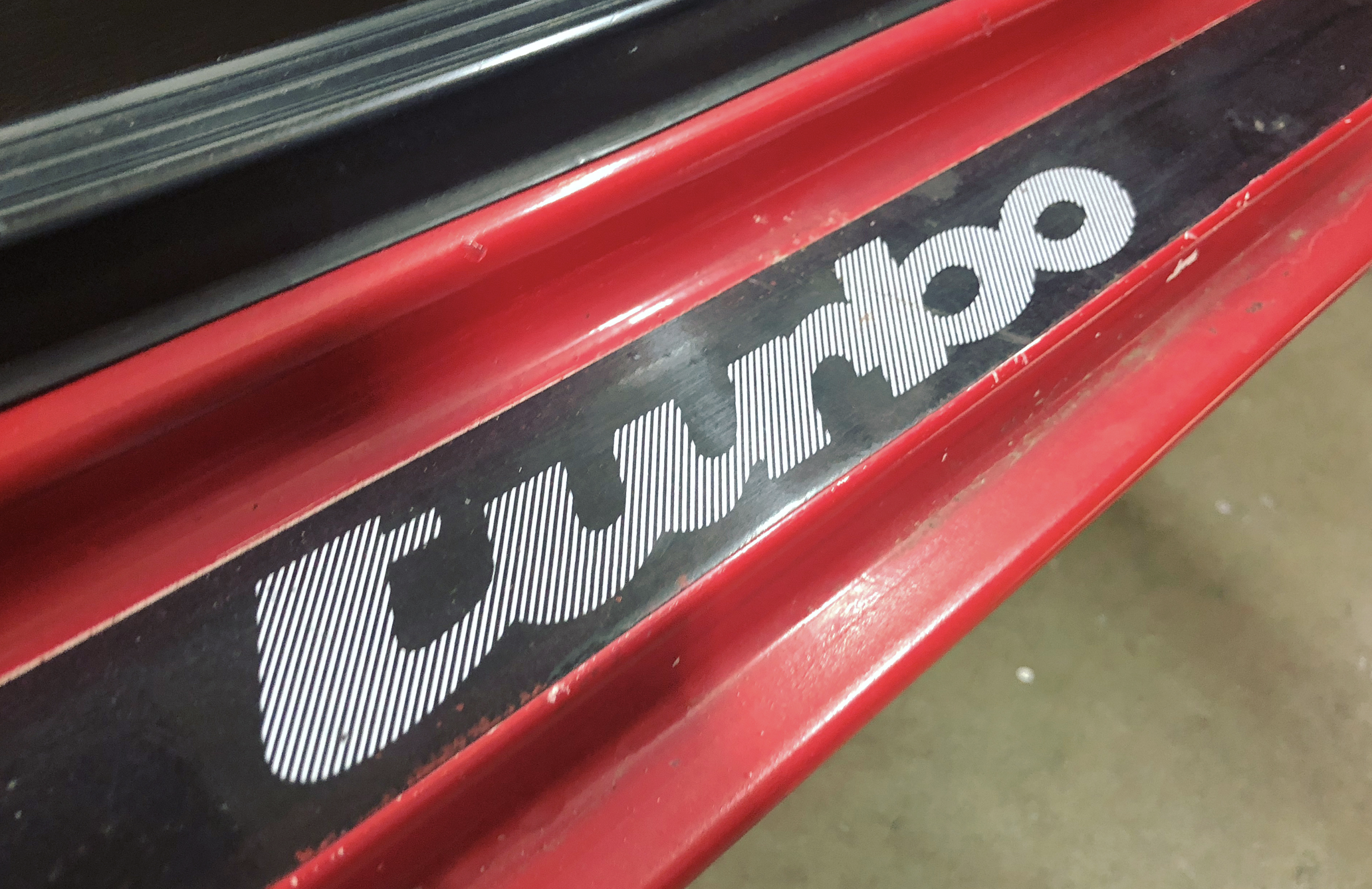 font file or an SVG for this specific turbo script (924 Turbo) | Scrolller