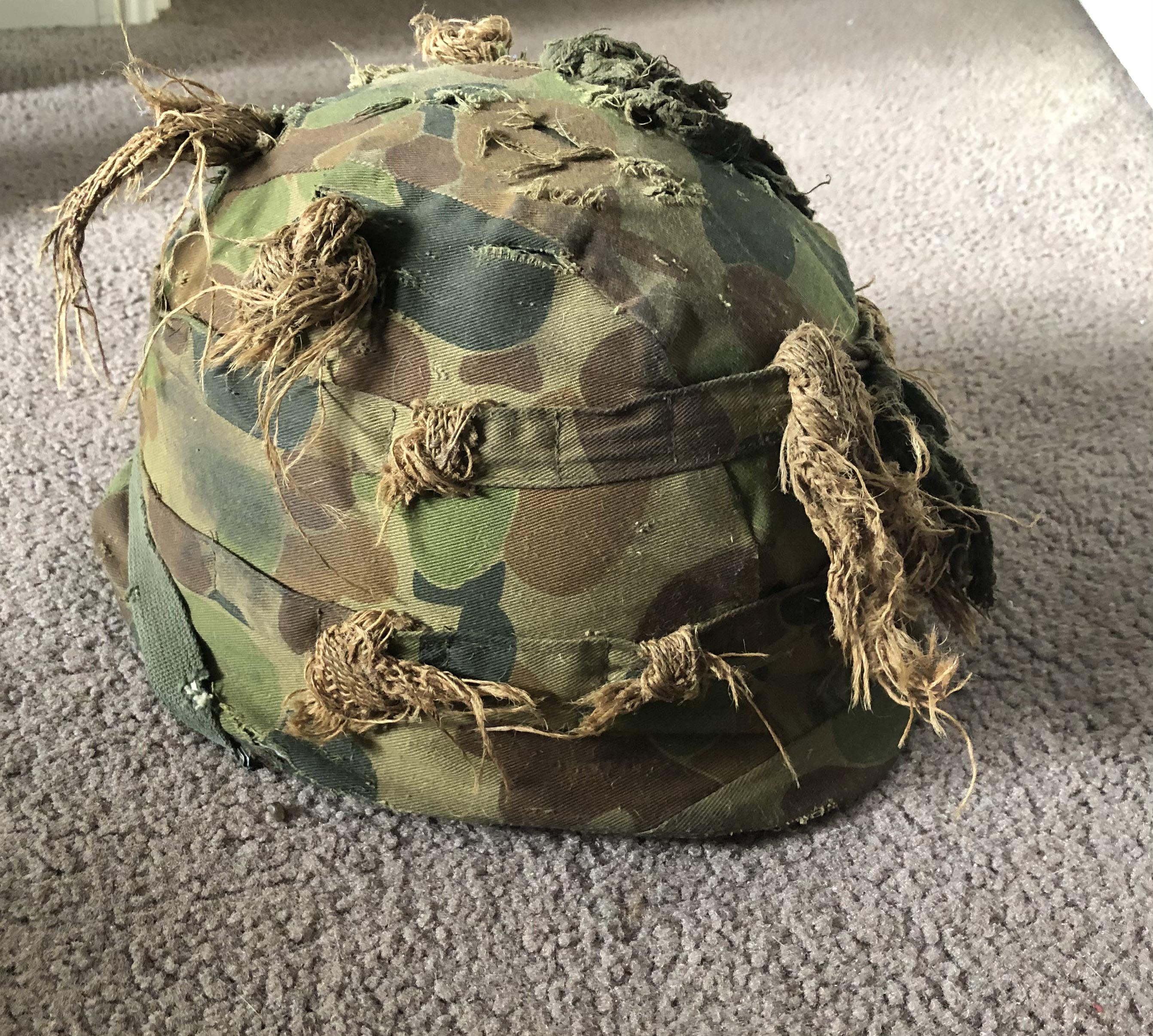 For the contest. A Australia M1 helmet from the Korean War repurposed