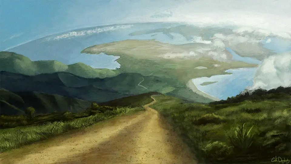 Forcing myself to try landscapes.