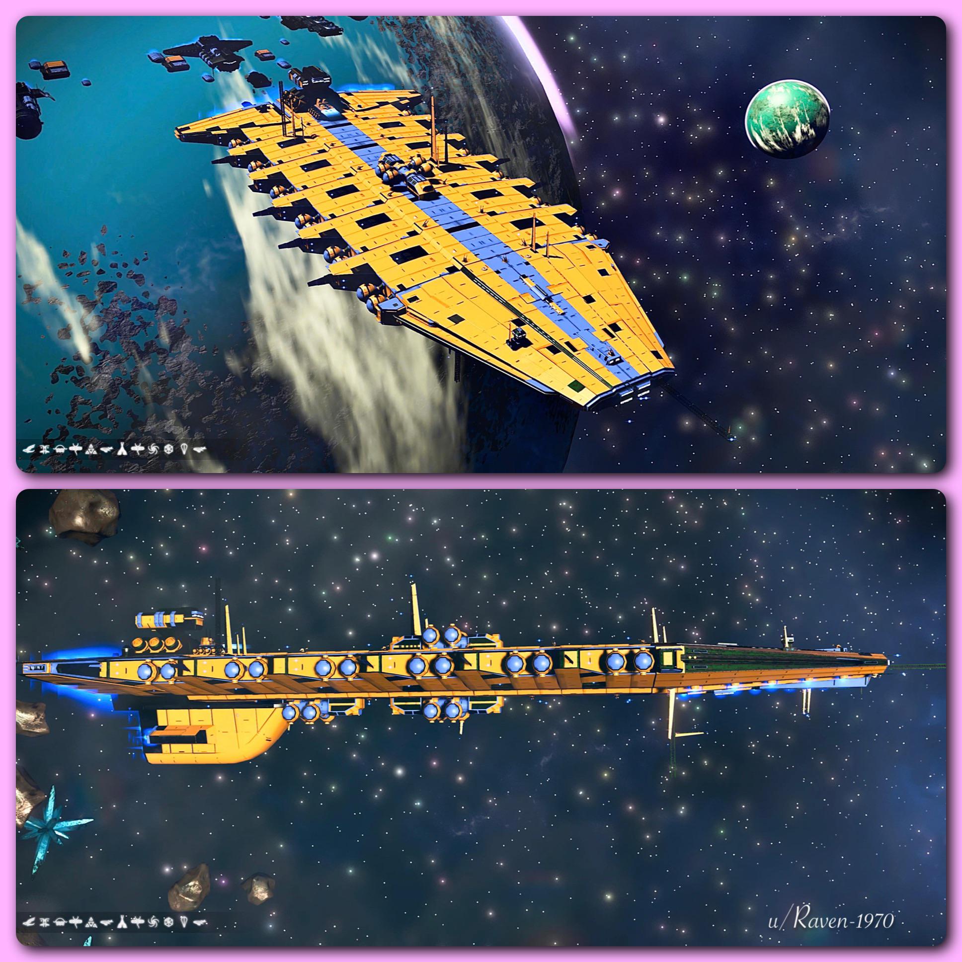 Freighter, Resurgent-class Star Destroyer. Yellow & Blue. T3 Economy ...