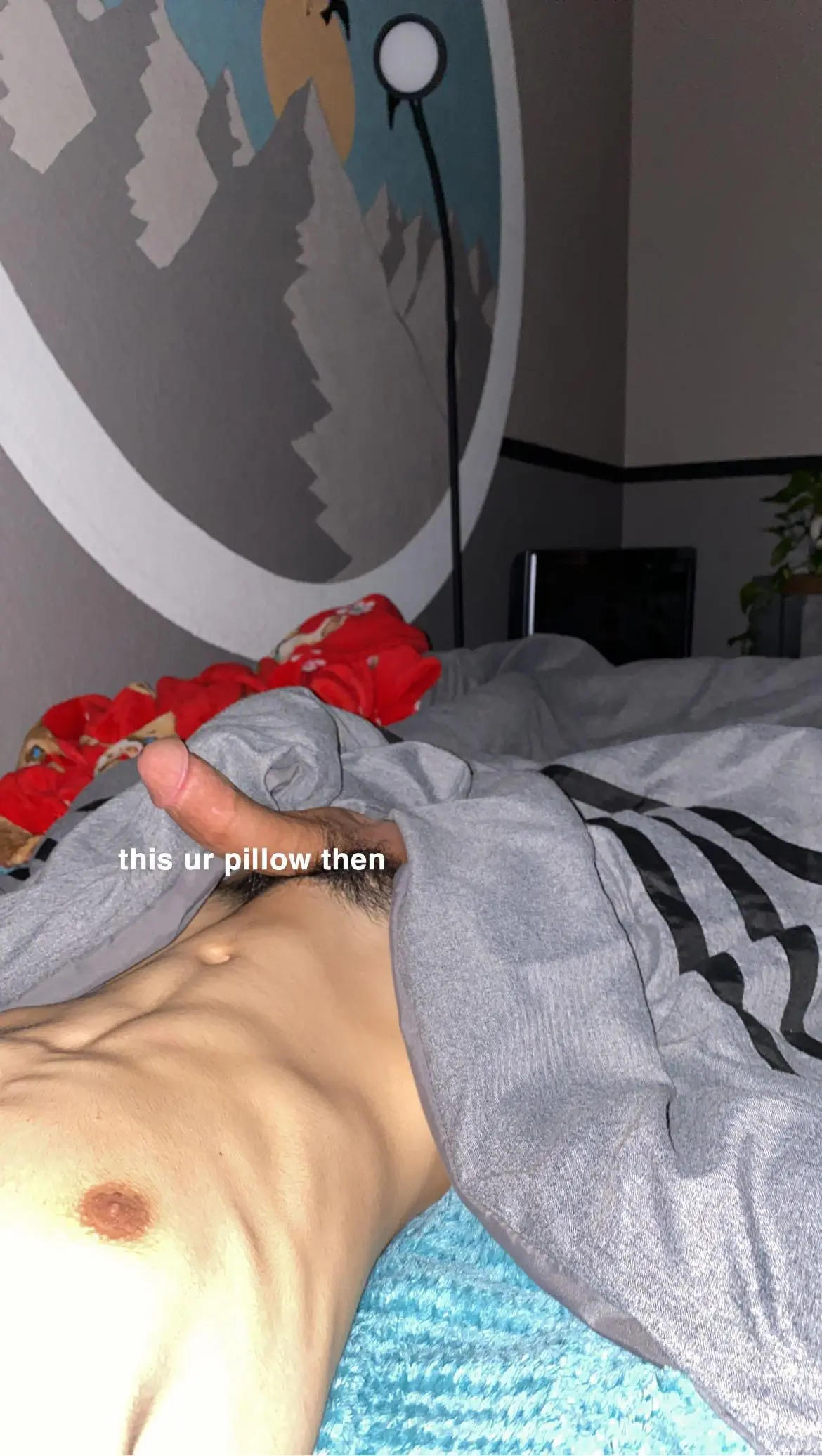 friend wanted to spend the night 😉