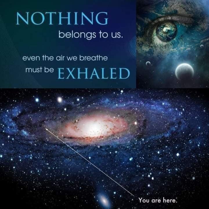 From stardust to stardust, we come and we go like waves to and from the