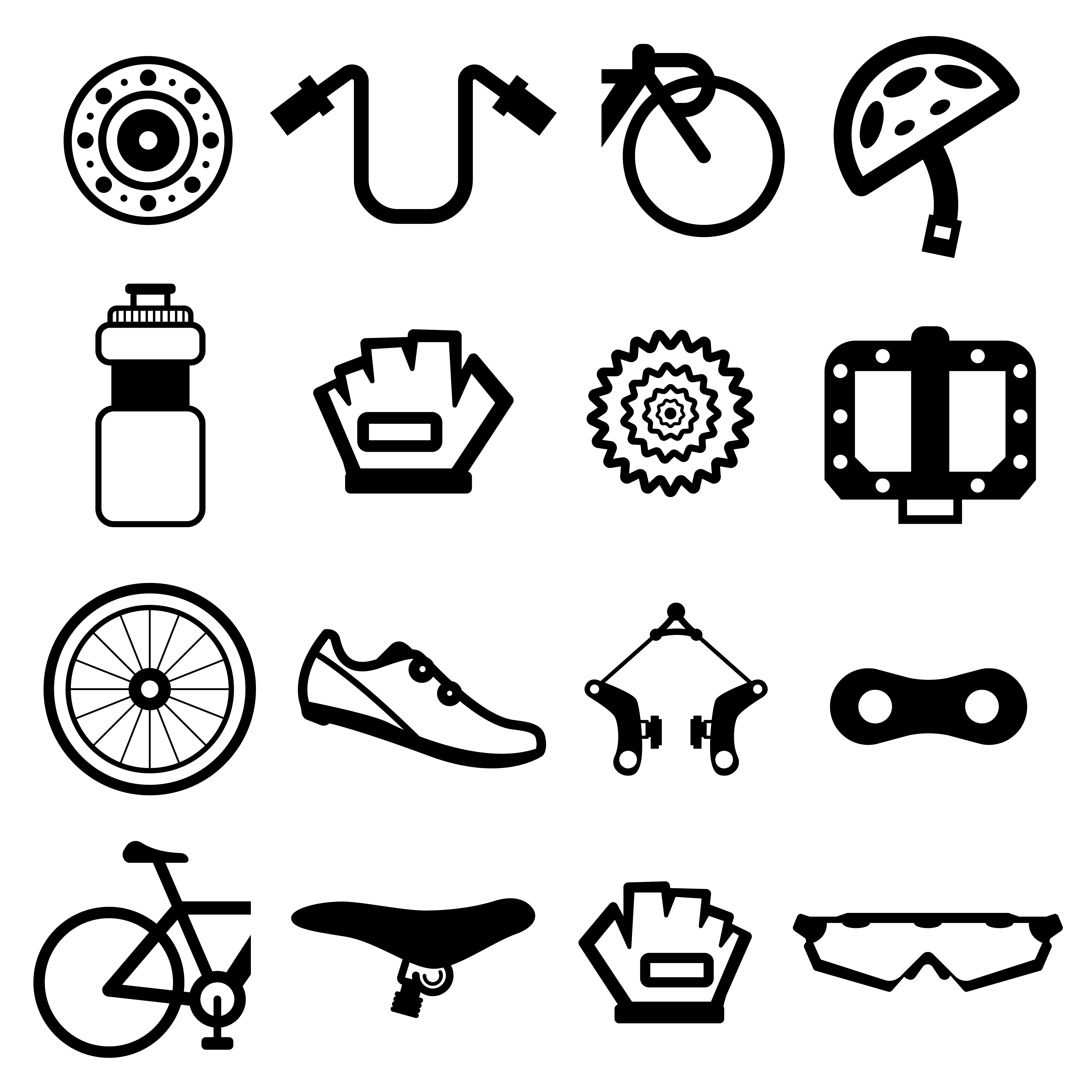 Fun Bicycle Icons | Scrolller