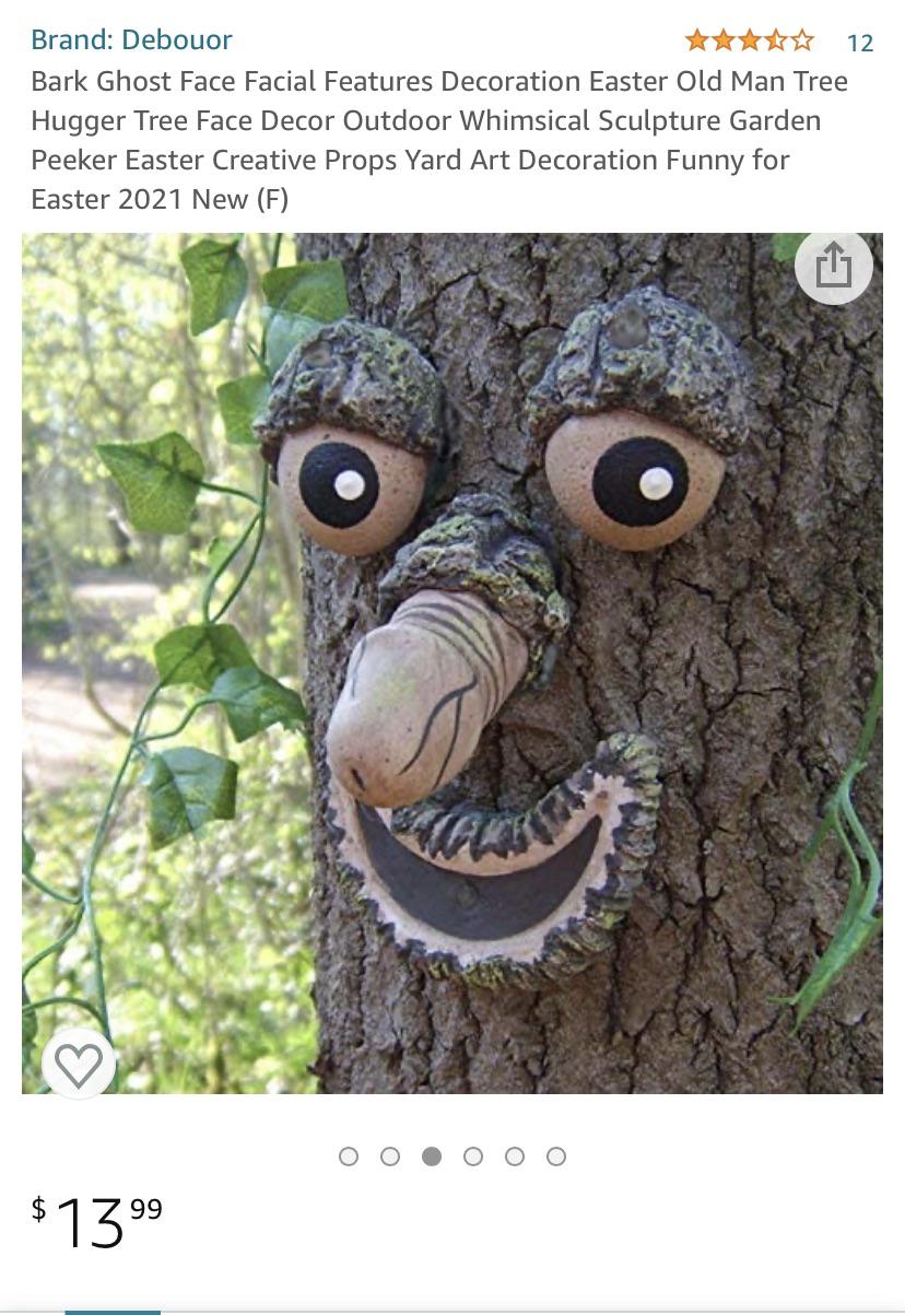 Funny tree face on Amazon | Scrolller