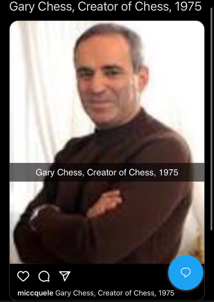 Gary Chess, Creator of Chess, 1975 Scrolller