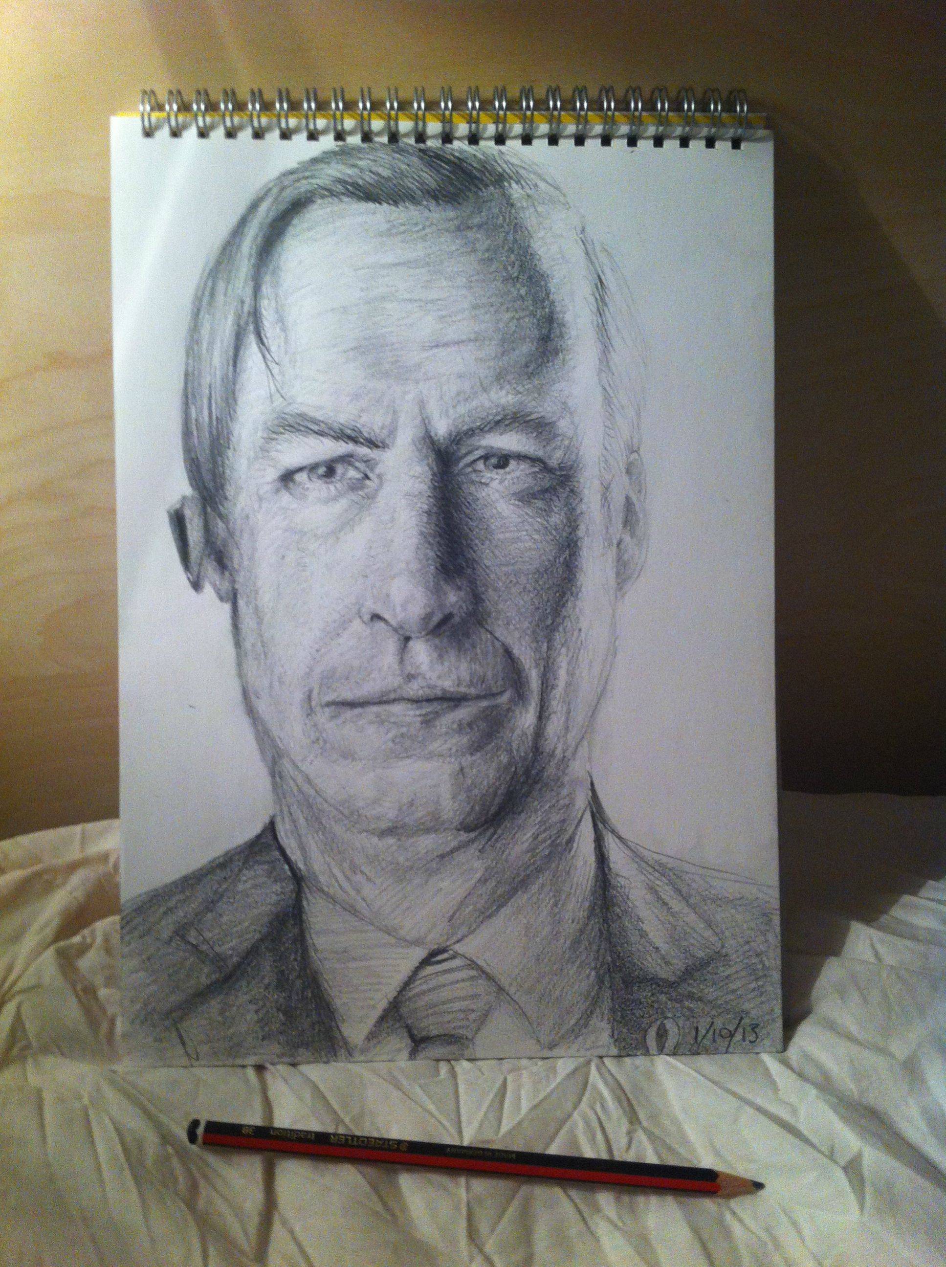 Getting back into drawing... better sketch Saul | Scrolller