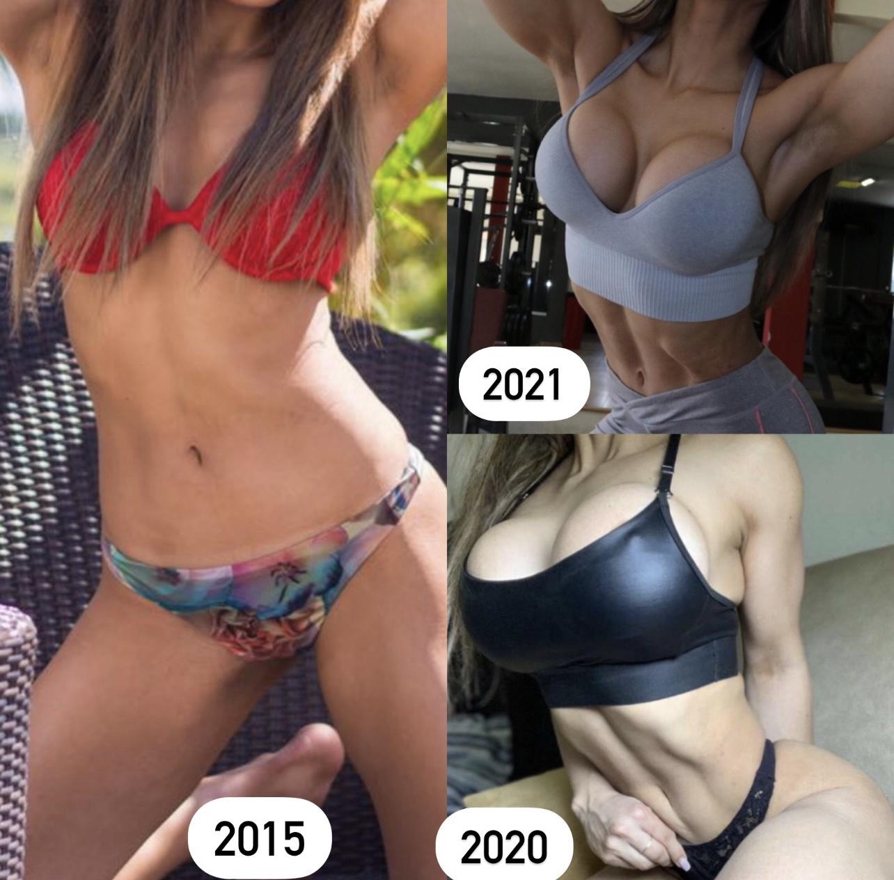 Getting leaner and fit, got some bigger implants Scrolller