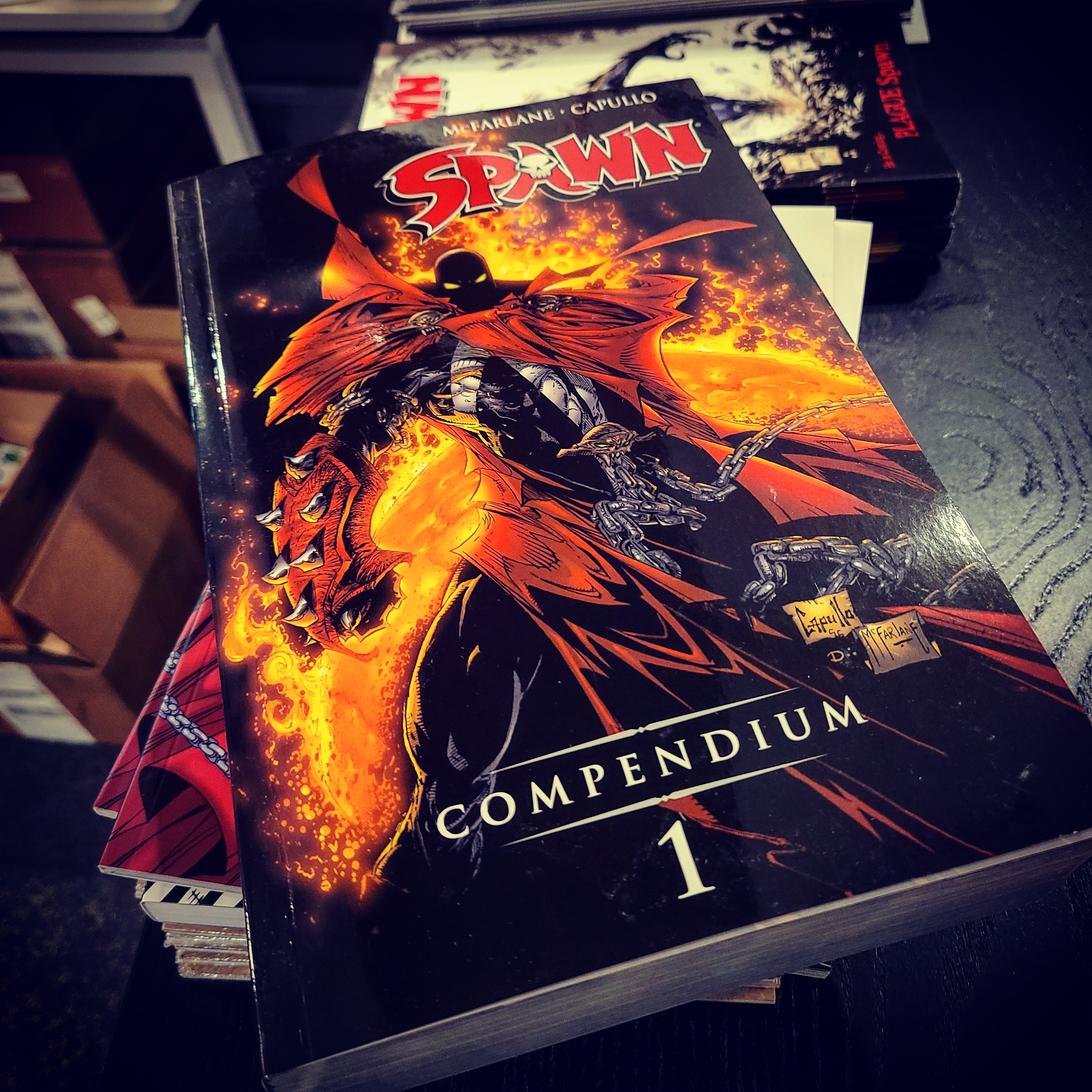 Spawn Color Compendium Collection Got a test print in for the new Spawn Color Compendium. This is a big ...